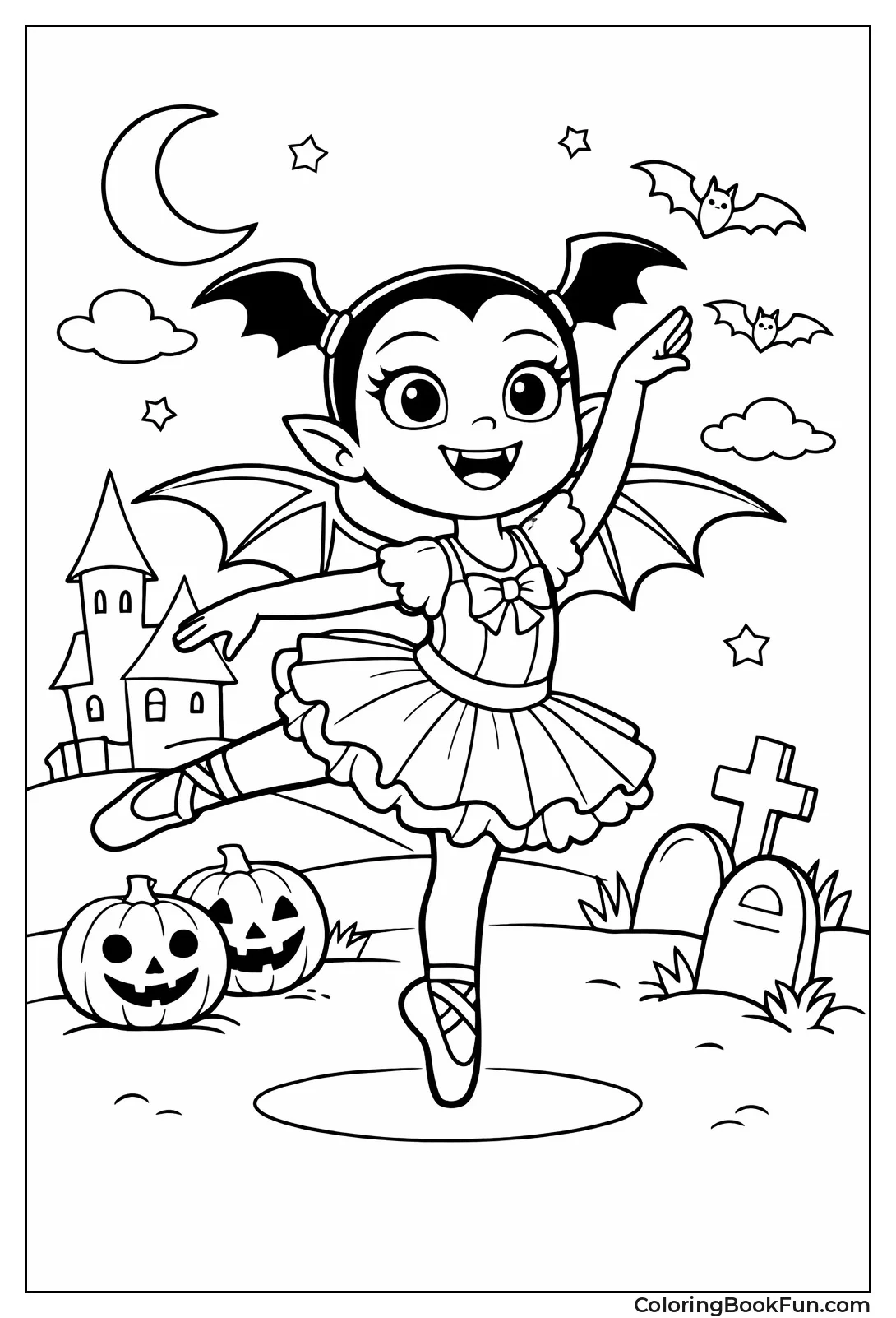 Vampirina Dancing in Tutu