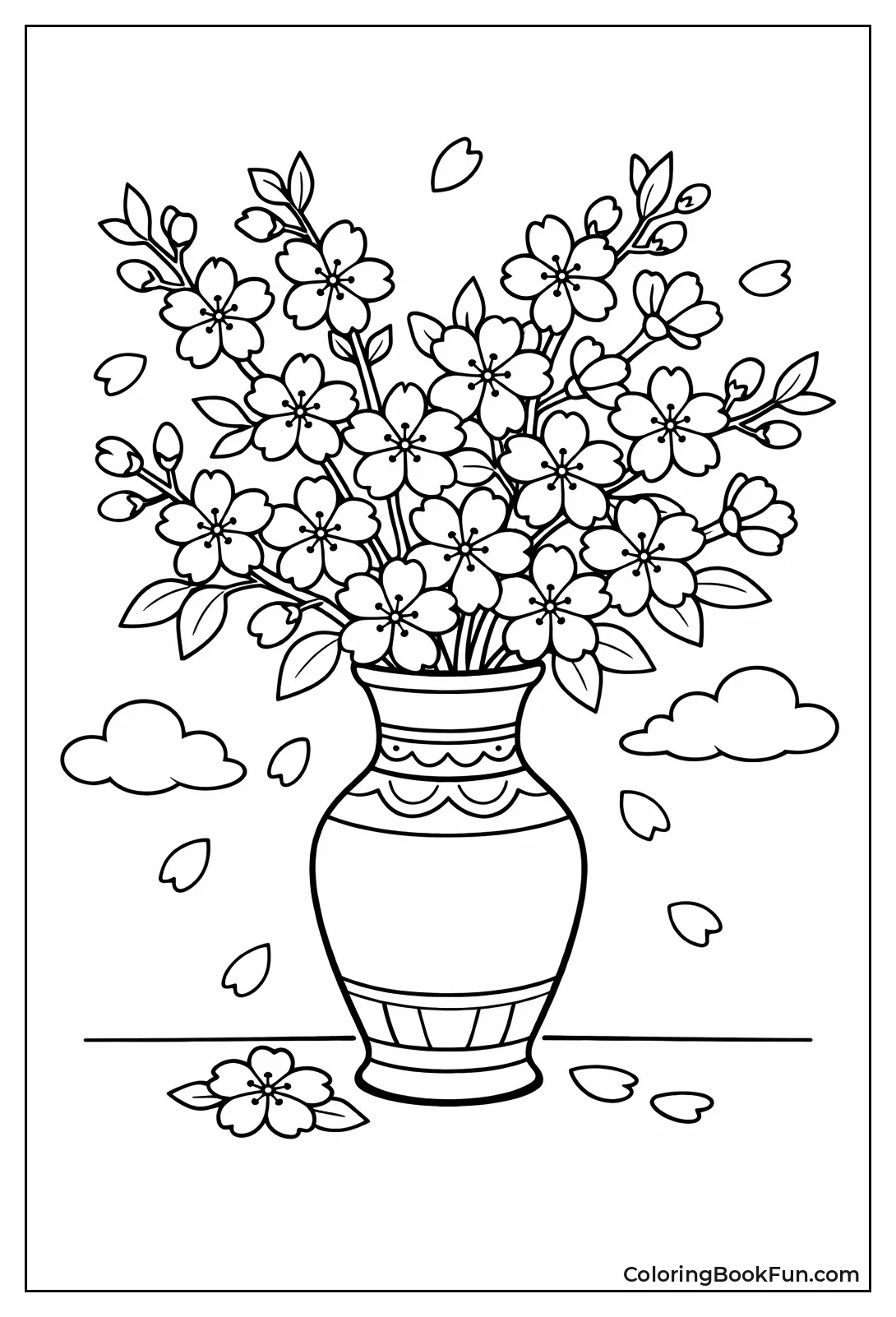 Sakura Bouquet in Vase