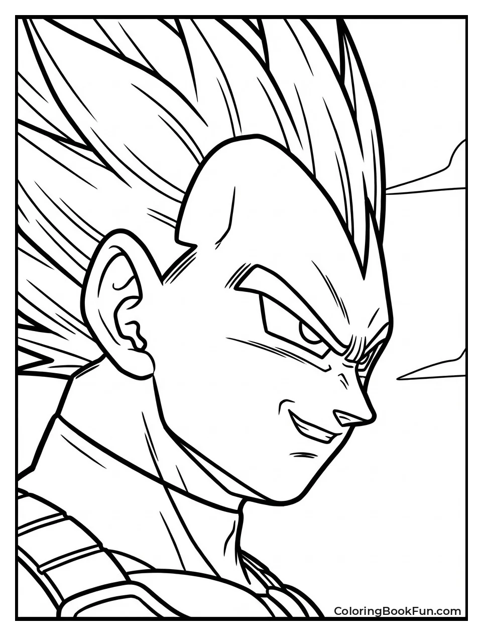 Vegeta's Smirking Profile