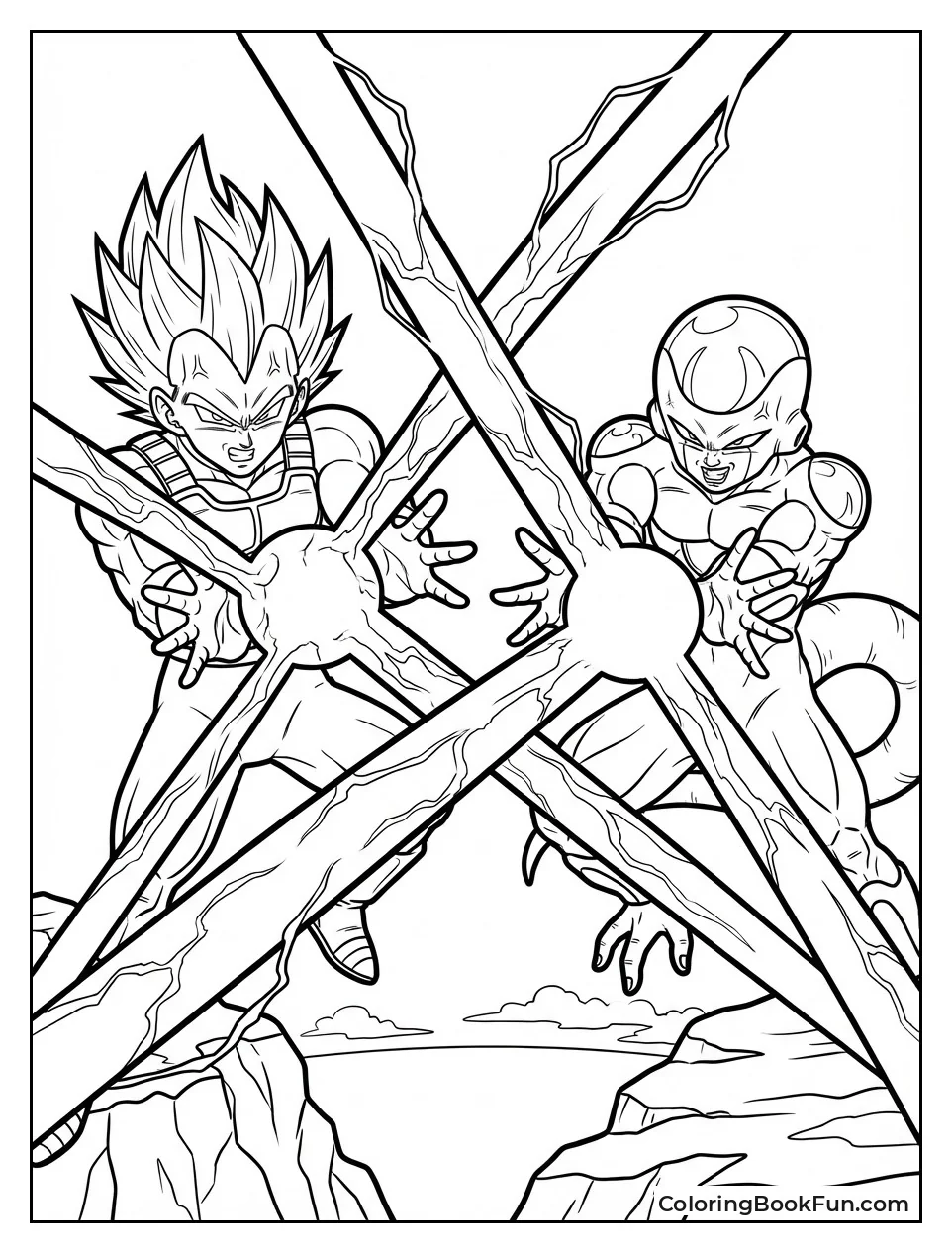 Vegeta vs Frieza