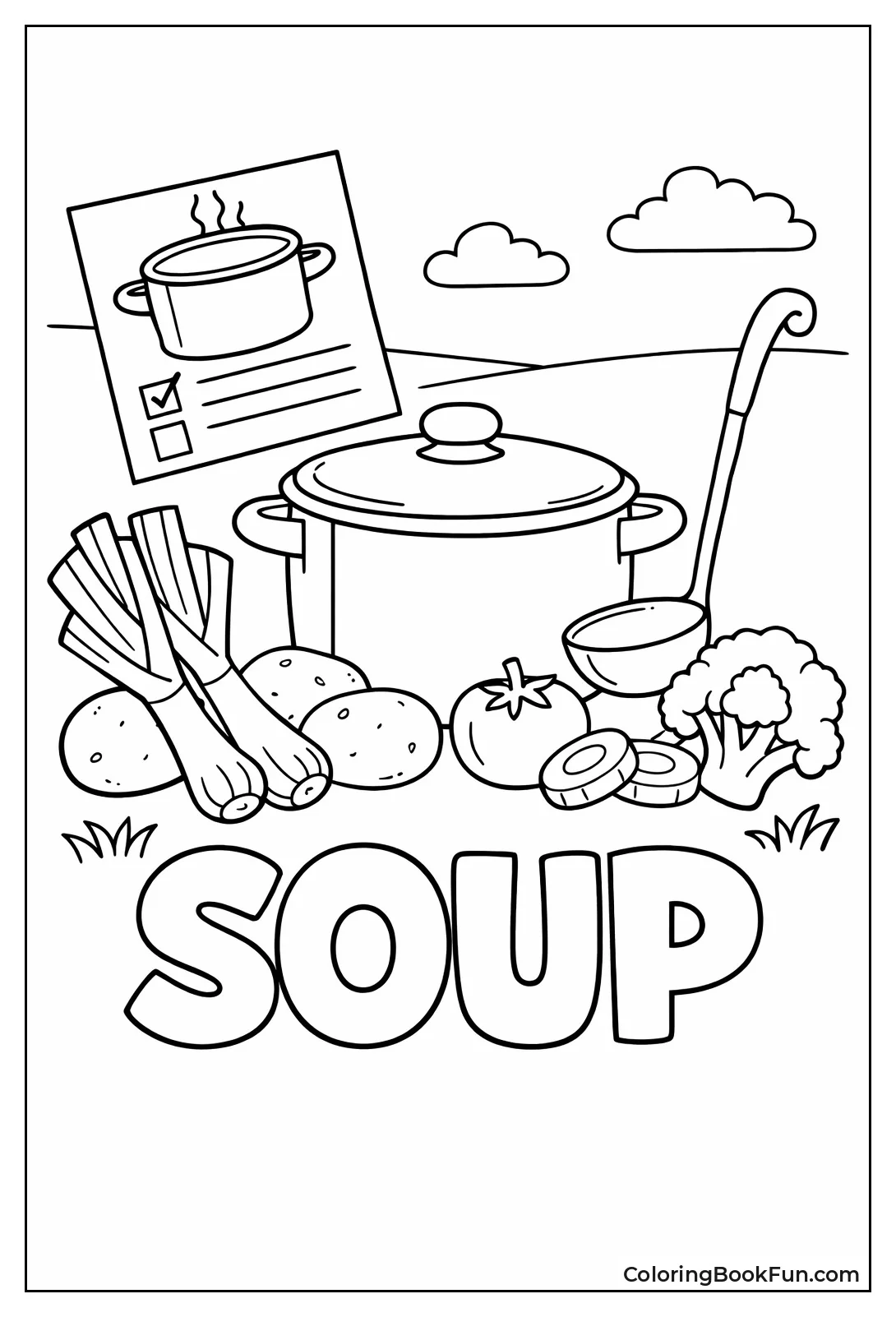 Veggie Soup Recipe Pot