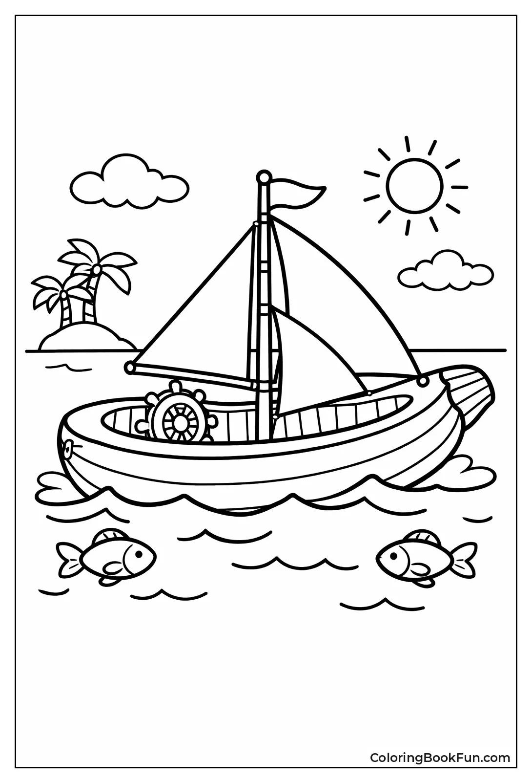 Zucchini Boat with Sails