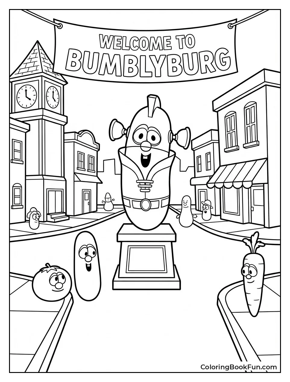 Bumblyburg Shows Veggie Town