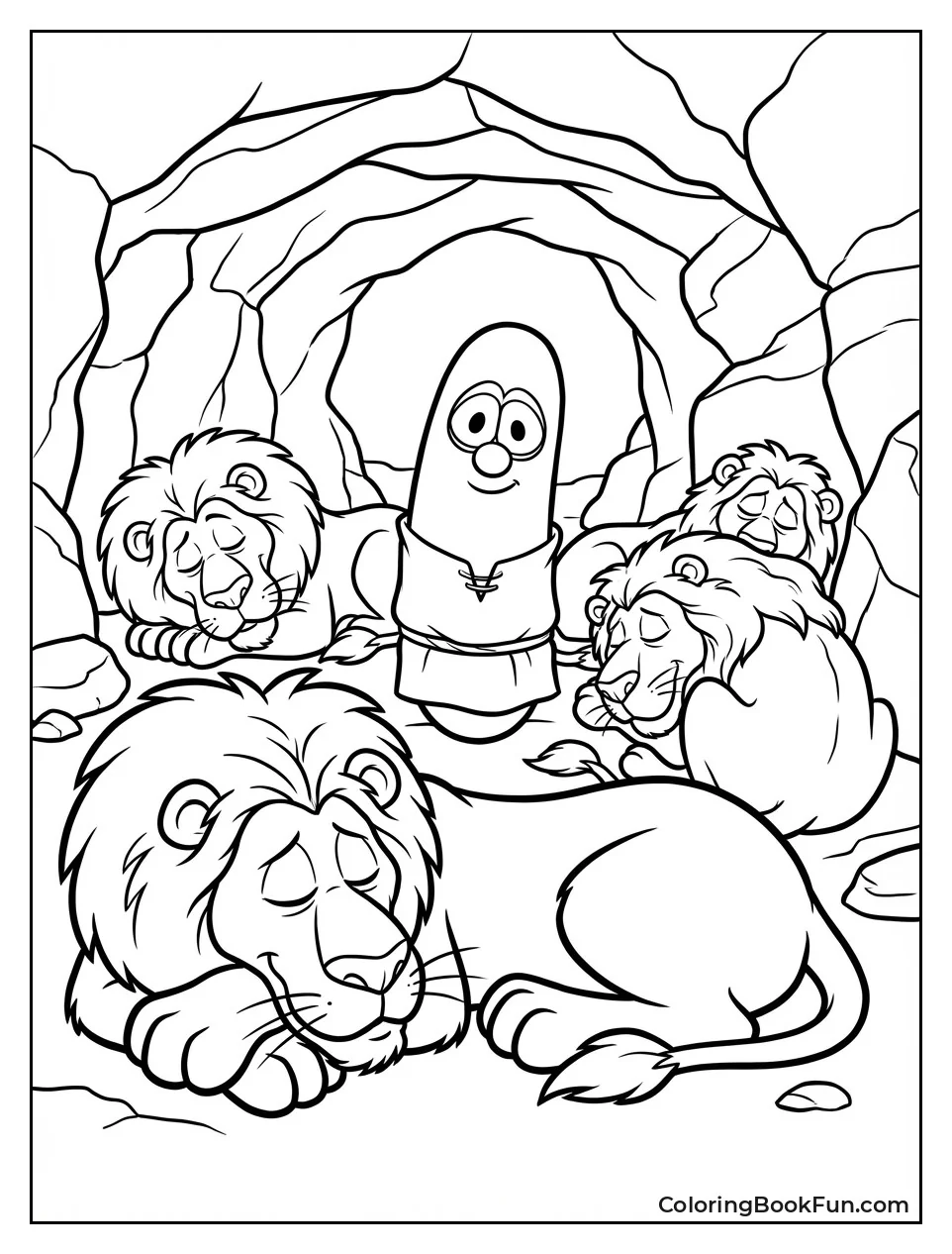 Daniel Stands with Lions