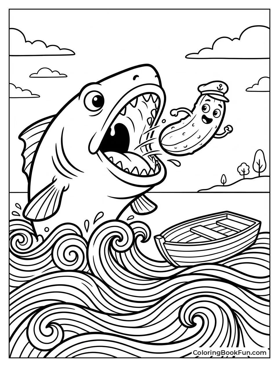 Jonah Escapes Big Whale