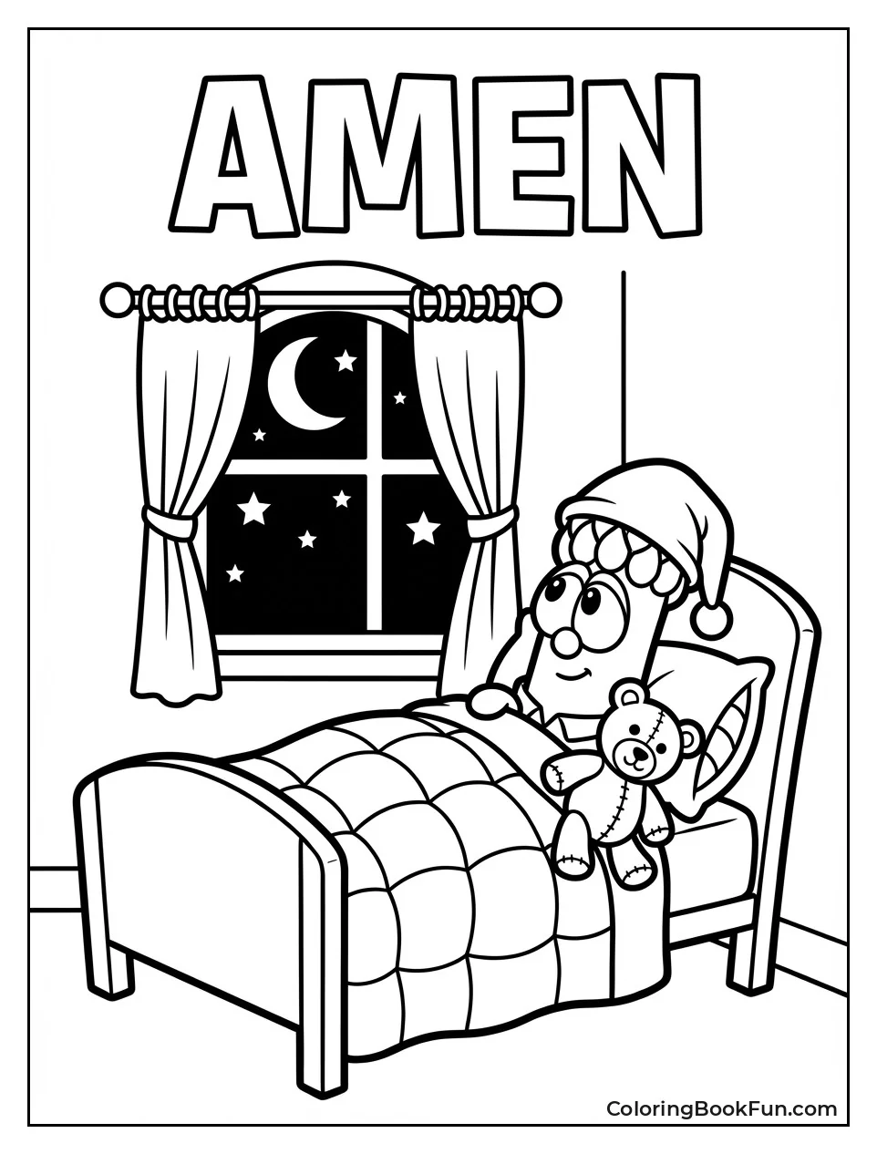 Junior Prays at Bedtime