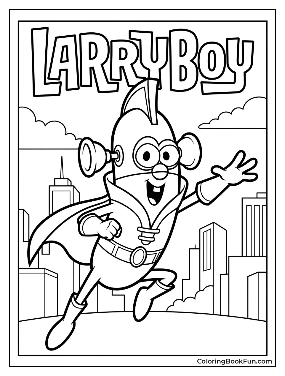 LarryBoy Poses for Action