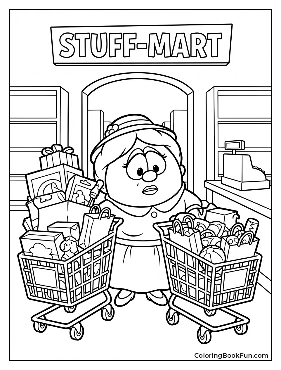 Madame Shops at Stuff-Mart