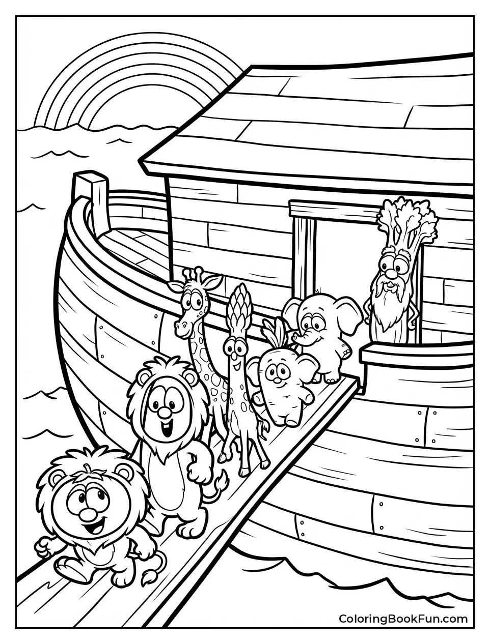 Veggies Board Noah Ark