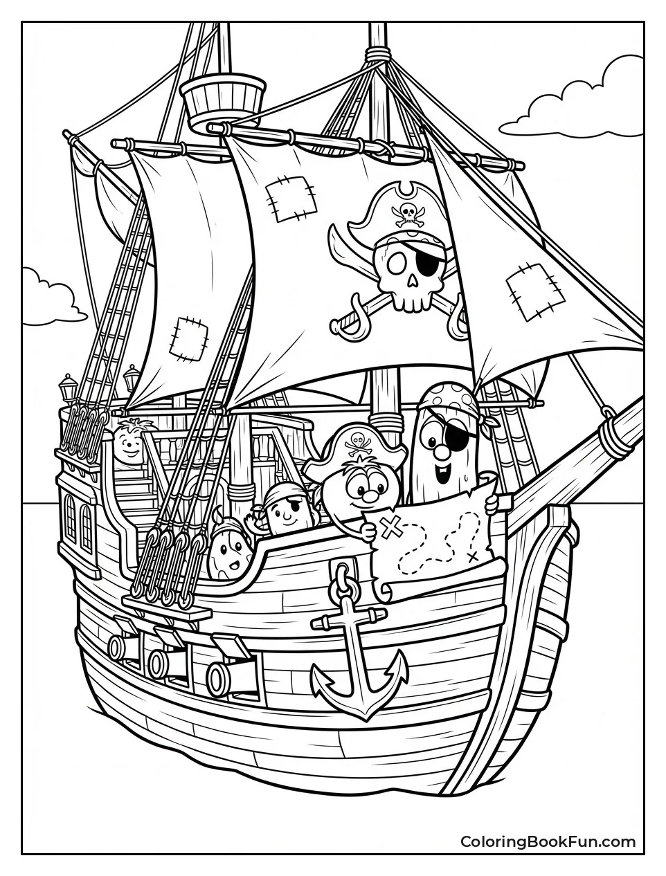 Pirate Ship Holds Treasure