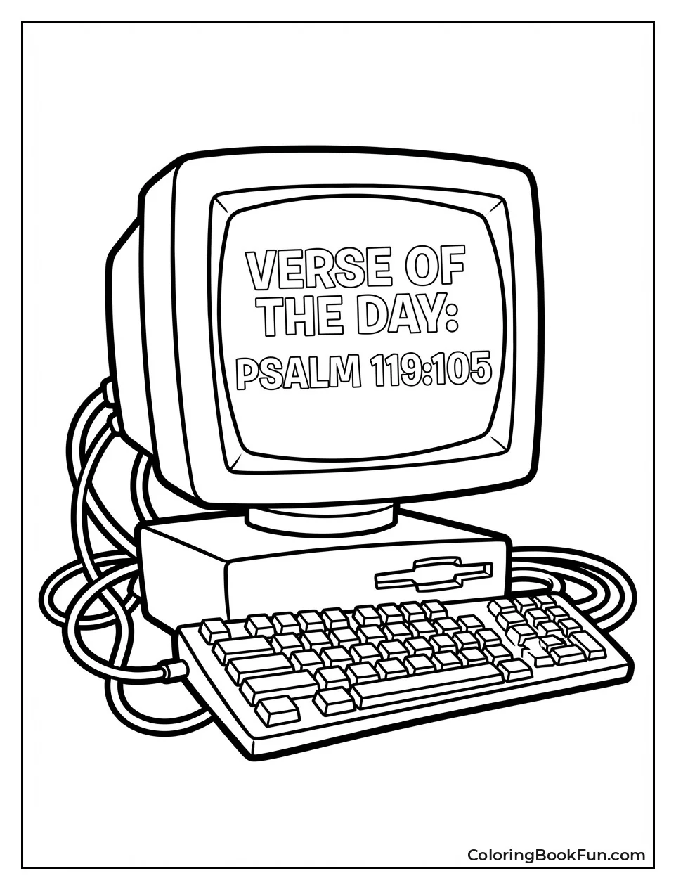 Qwerty Shows Bible Verse