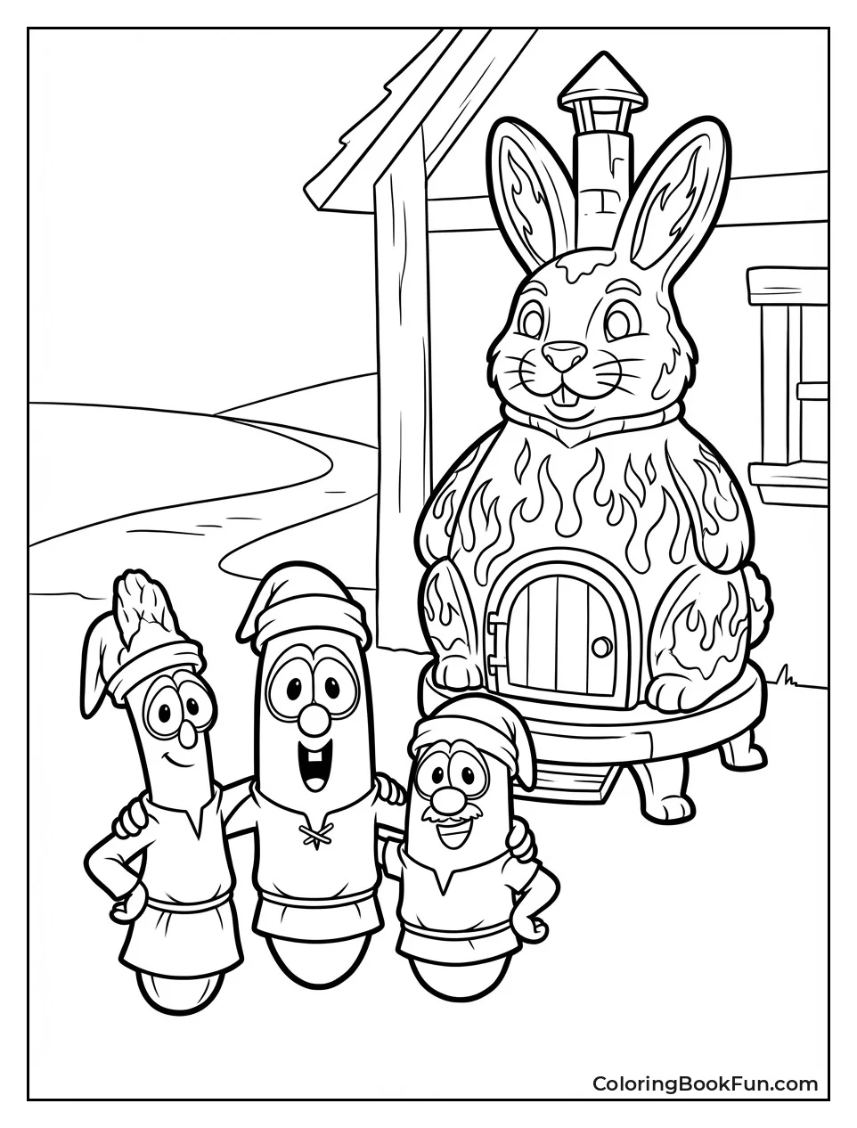 Veggies Face Bunny Furnace