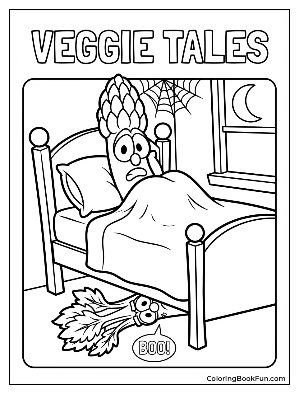 Junior Fears Frankencelery Monster