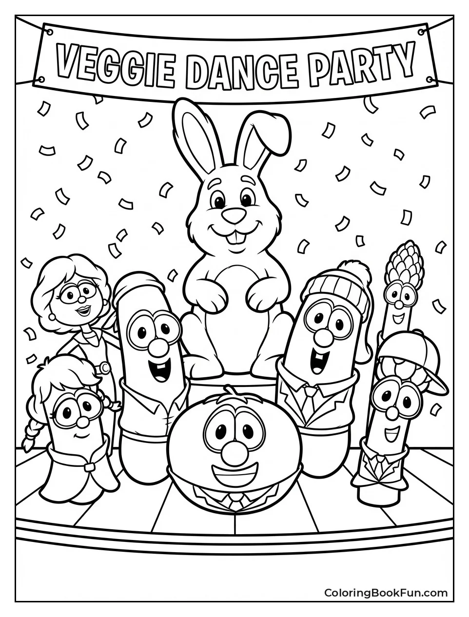 Veggies Dance Bunny Song