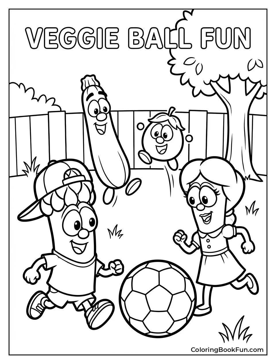 Veggie Kids Play Ball