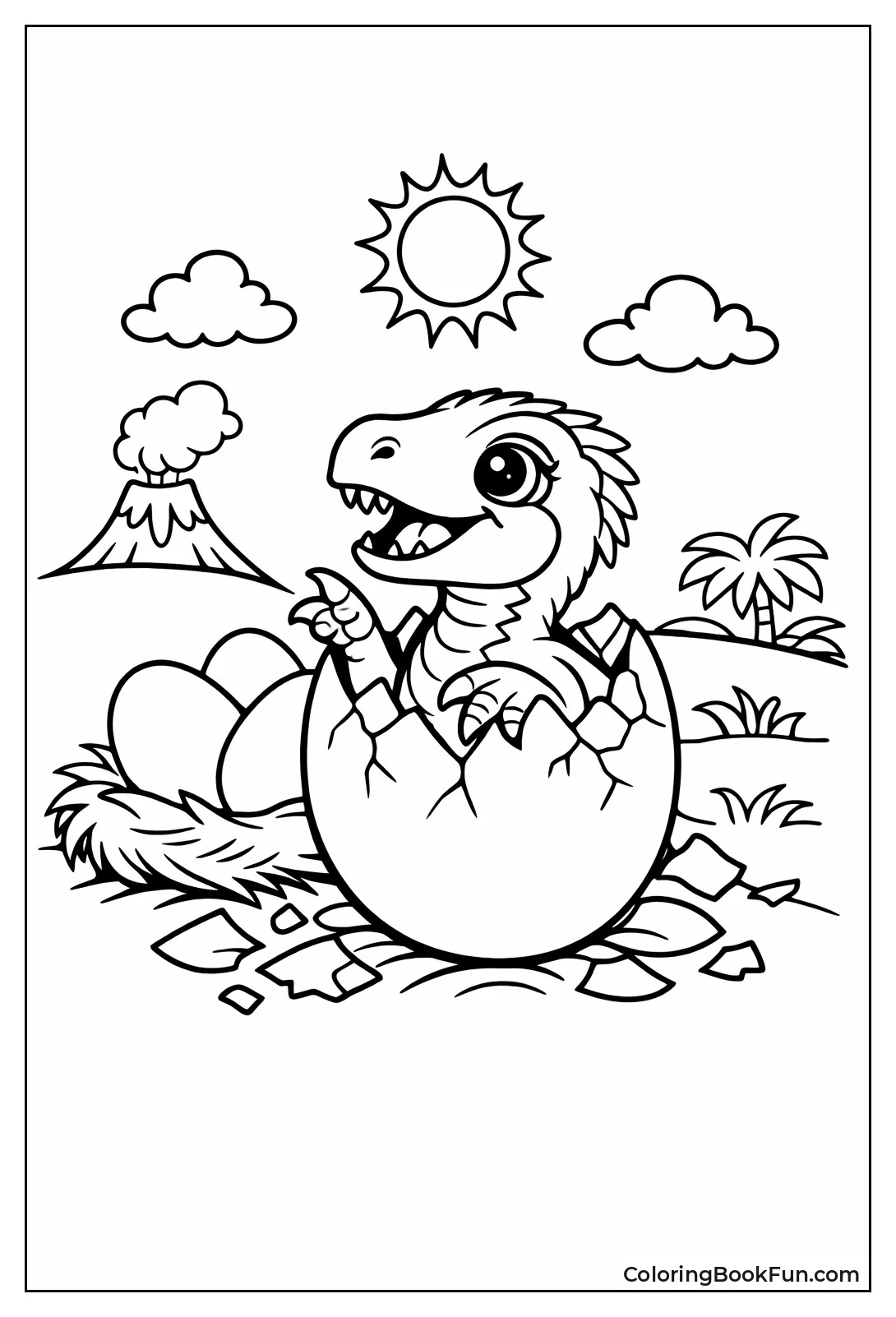 Velociraptor Egg Hatches