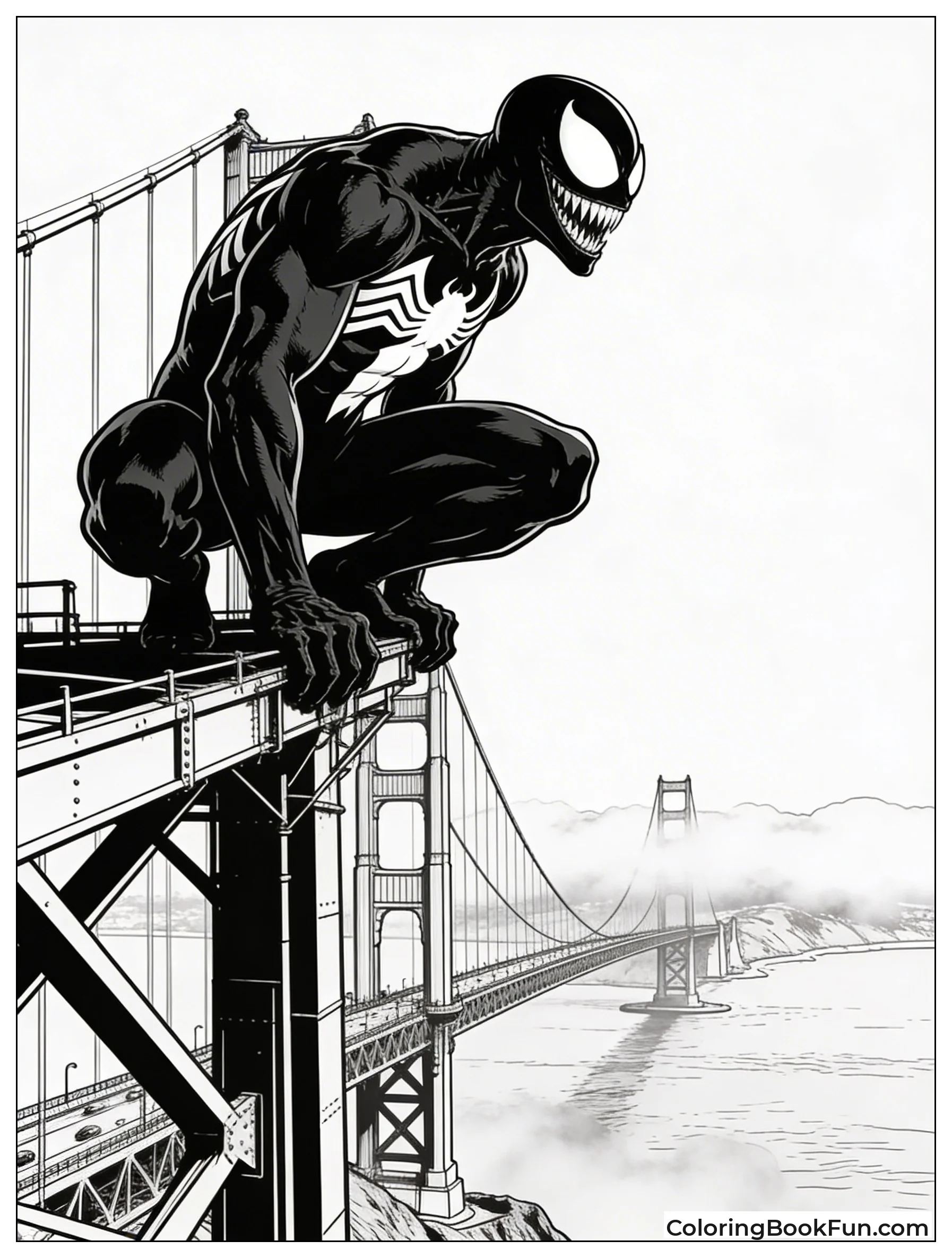 Venom Guards Golden Gate