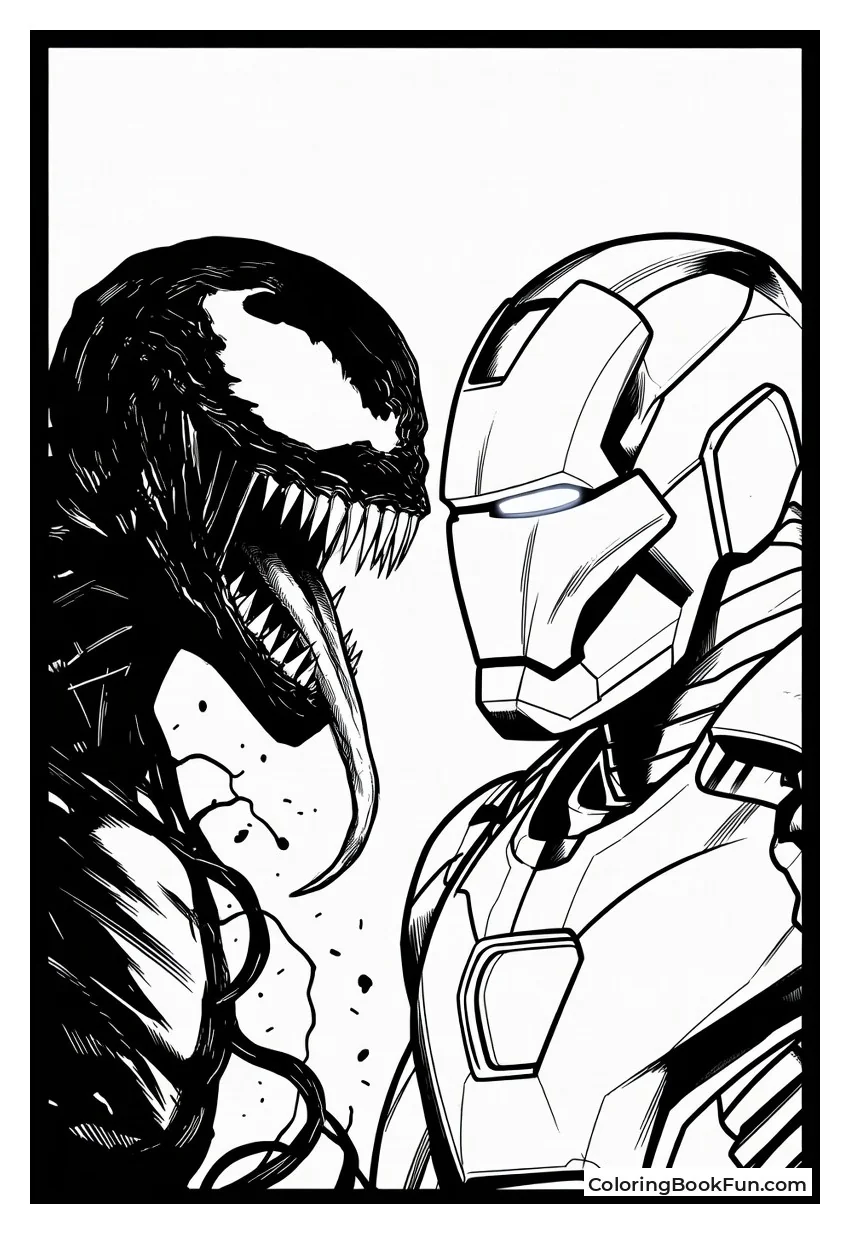 Venom Iron Man Clash