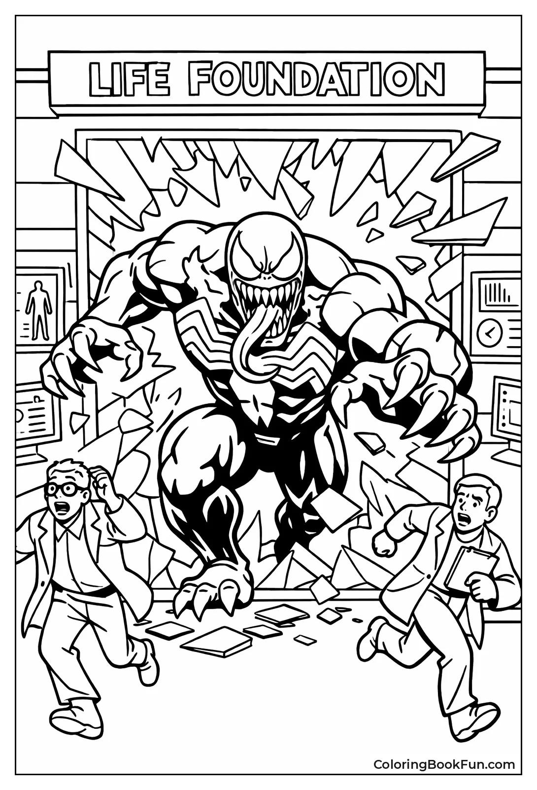 Venom Breaks Out Lab