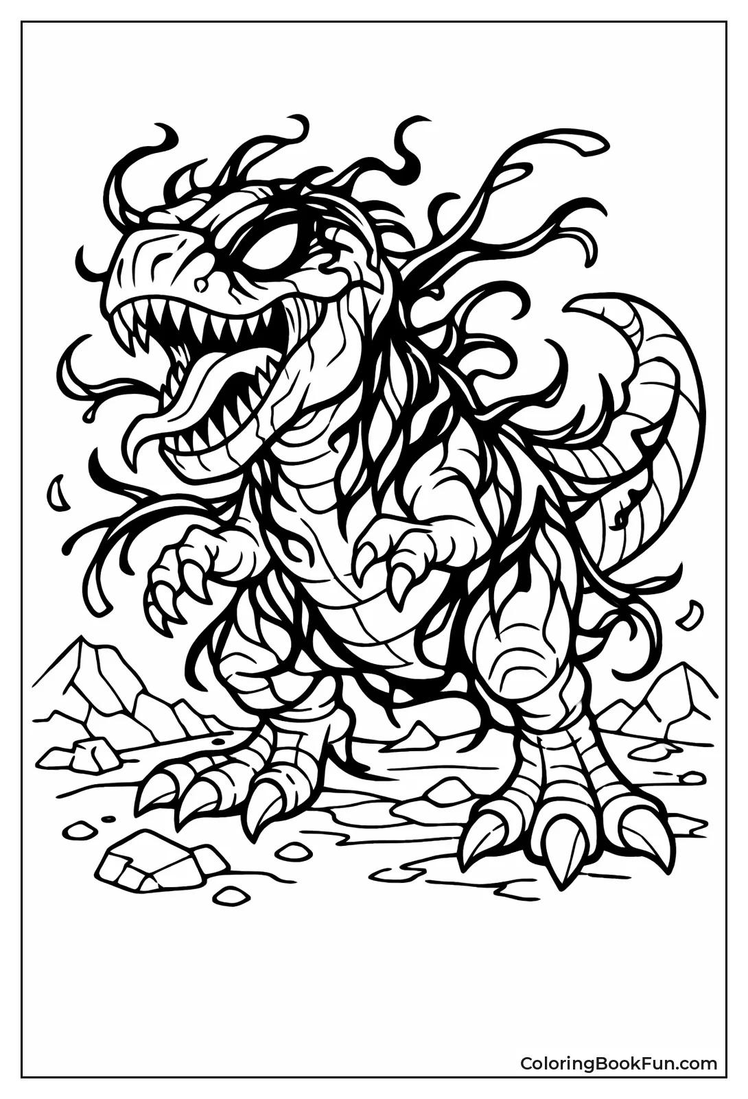 Venom Symbiote T-Rex