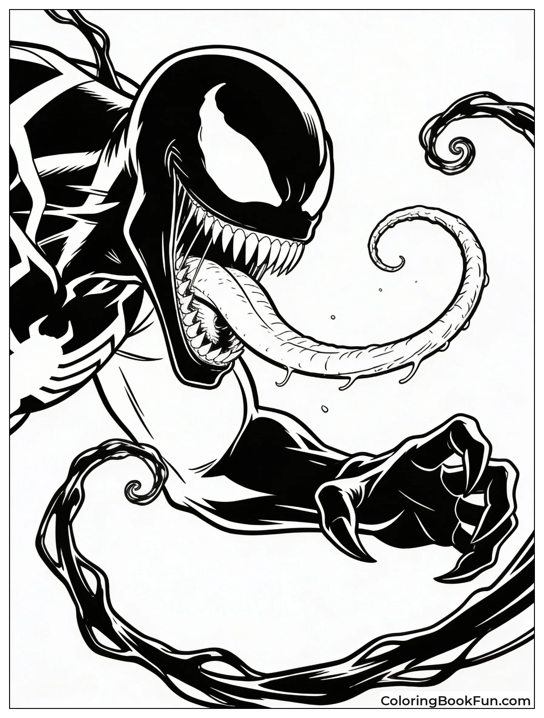 Venom Lashes Long Tongue