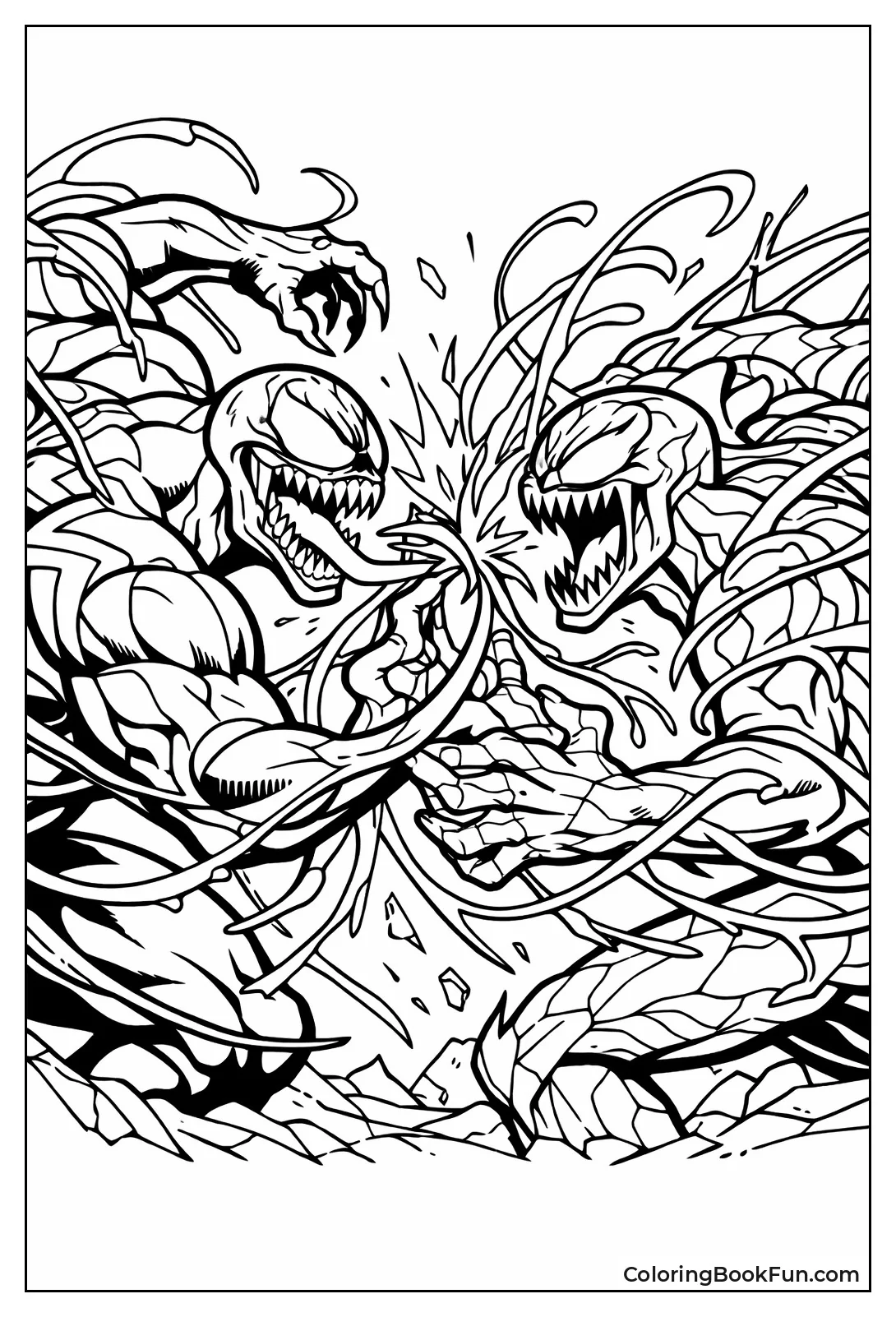 Venom Clashes with Carnage
