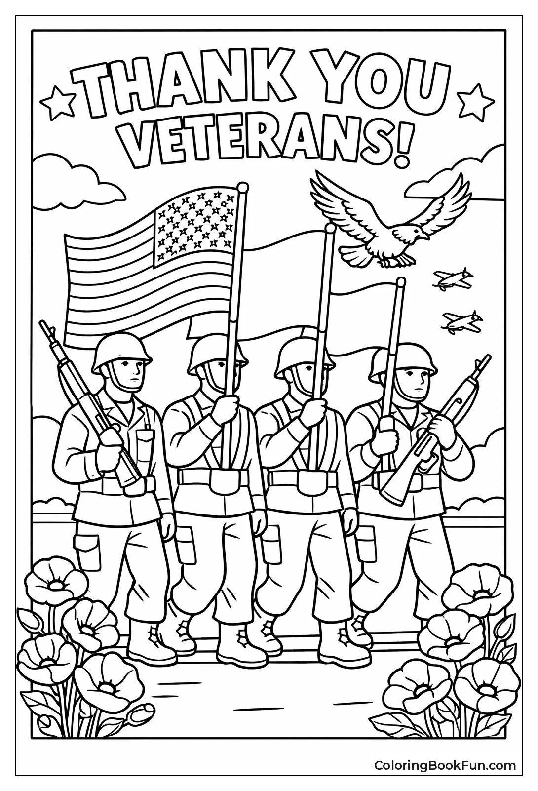 Color Guard Marches Proudly