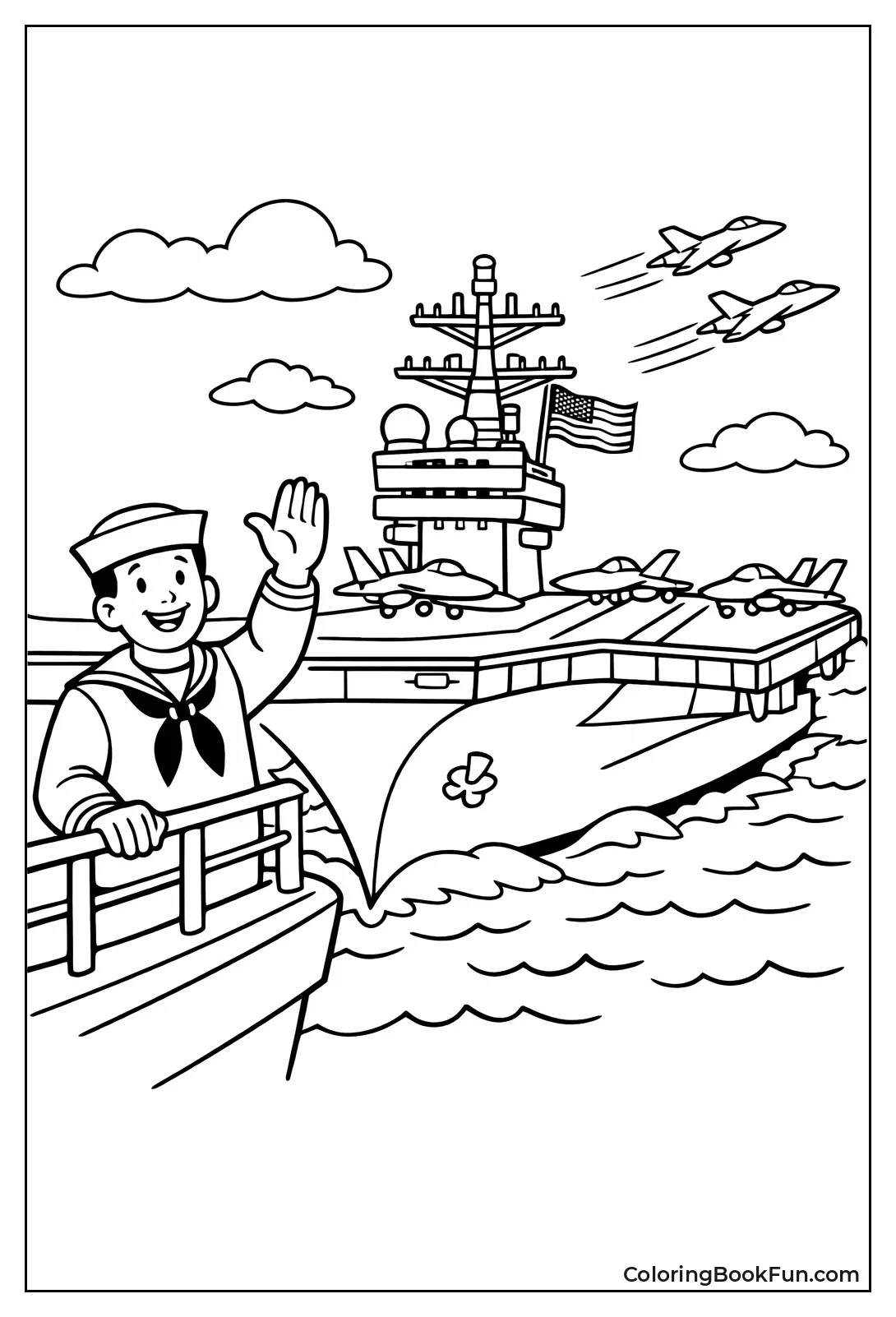 Sailor Waves from Carrier