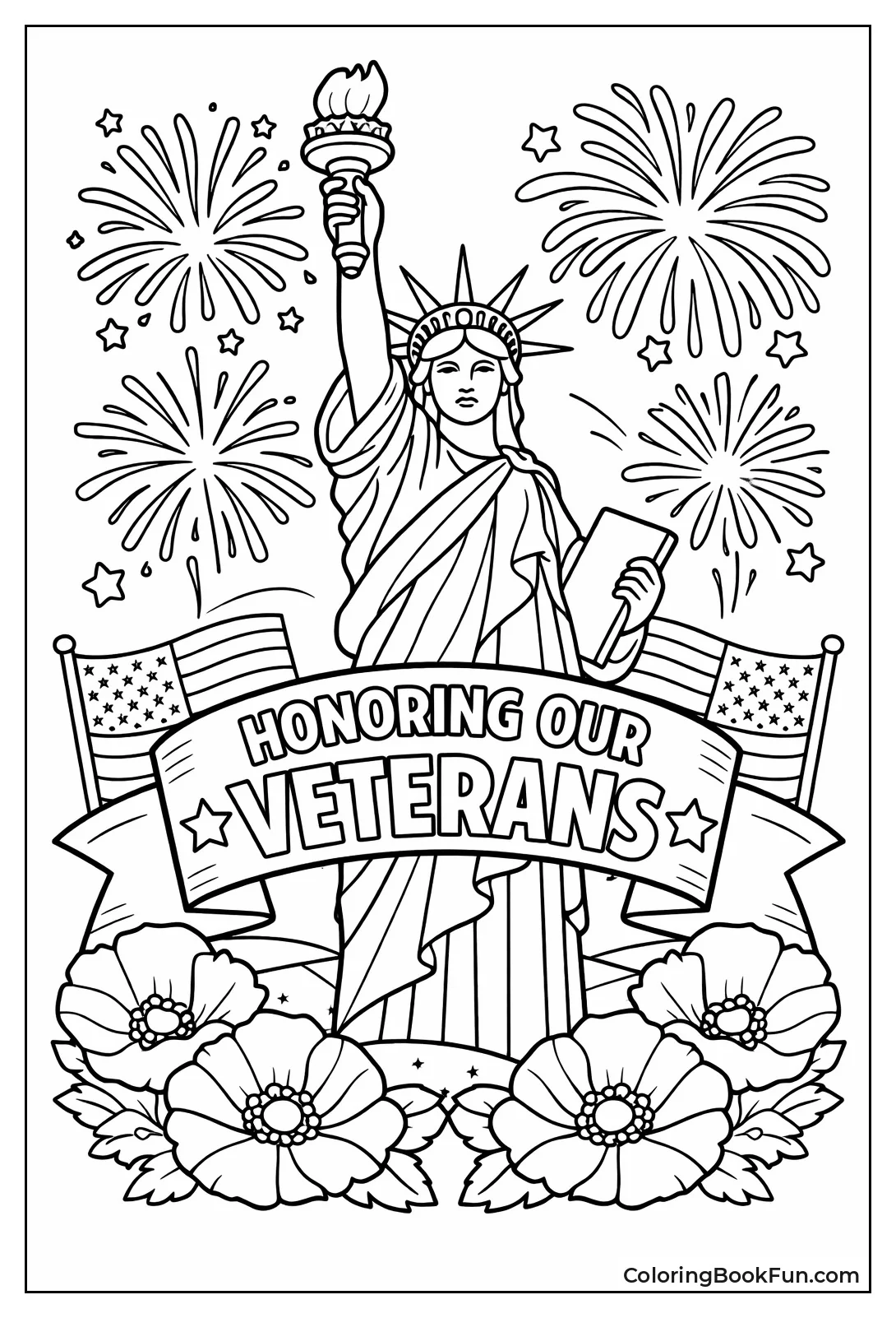 Liberty Holds Torch High