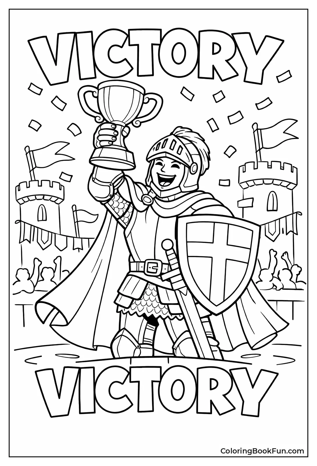 Victorious Knight Lifts Trophy