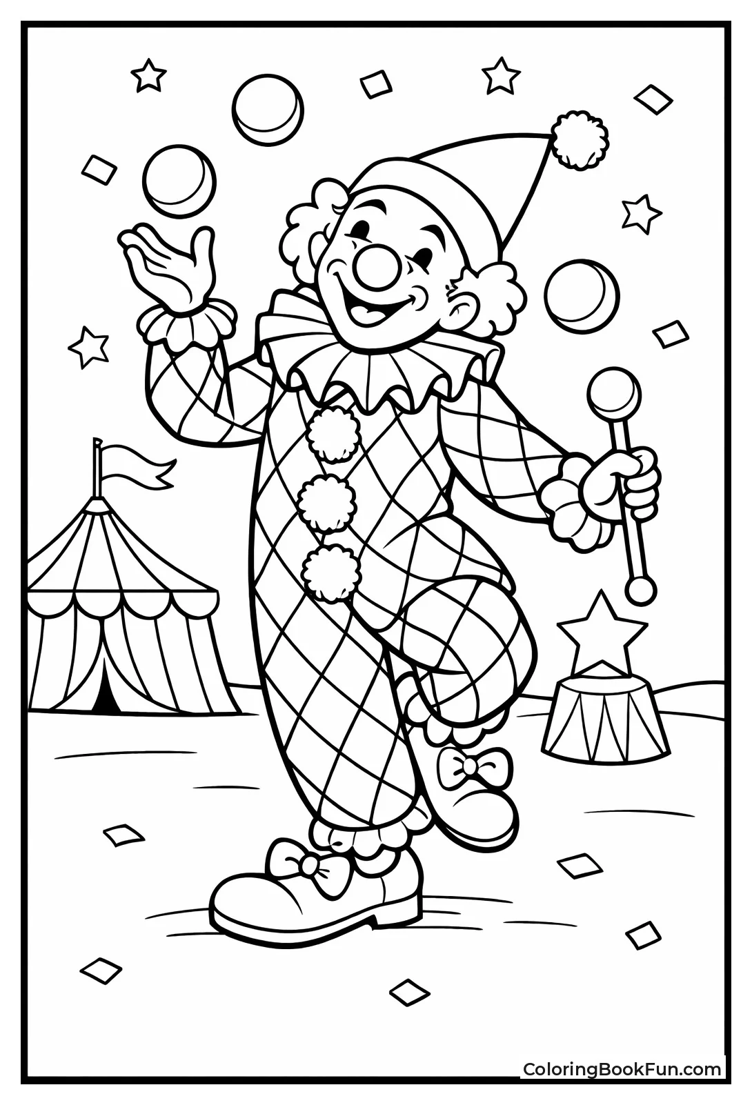 Harlequin Clown Diamonds