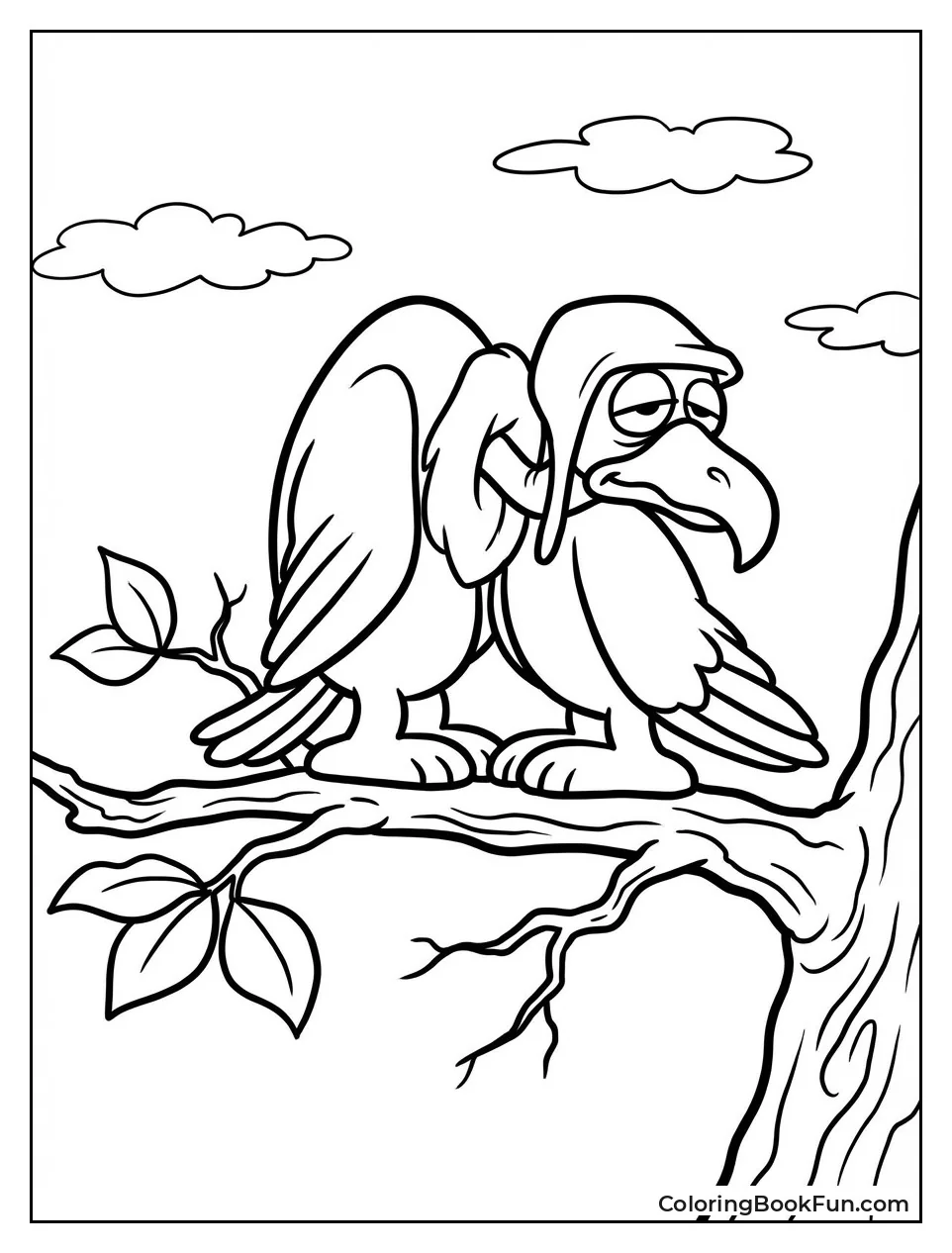 Vulture Snoopy Perches High