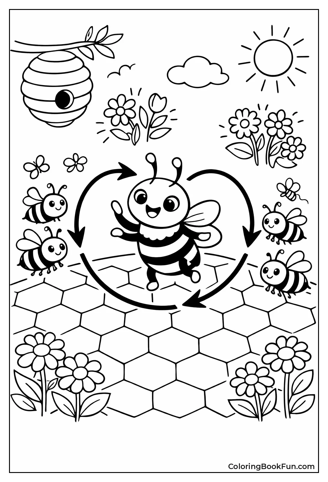 Bee Waggle Dancing