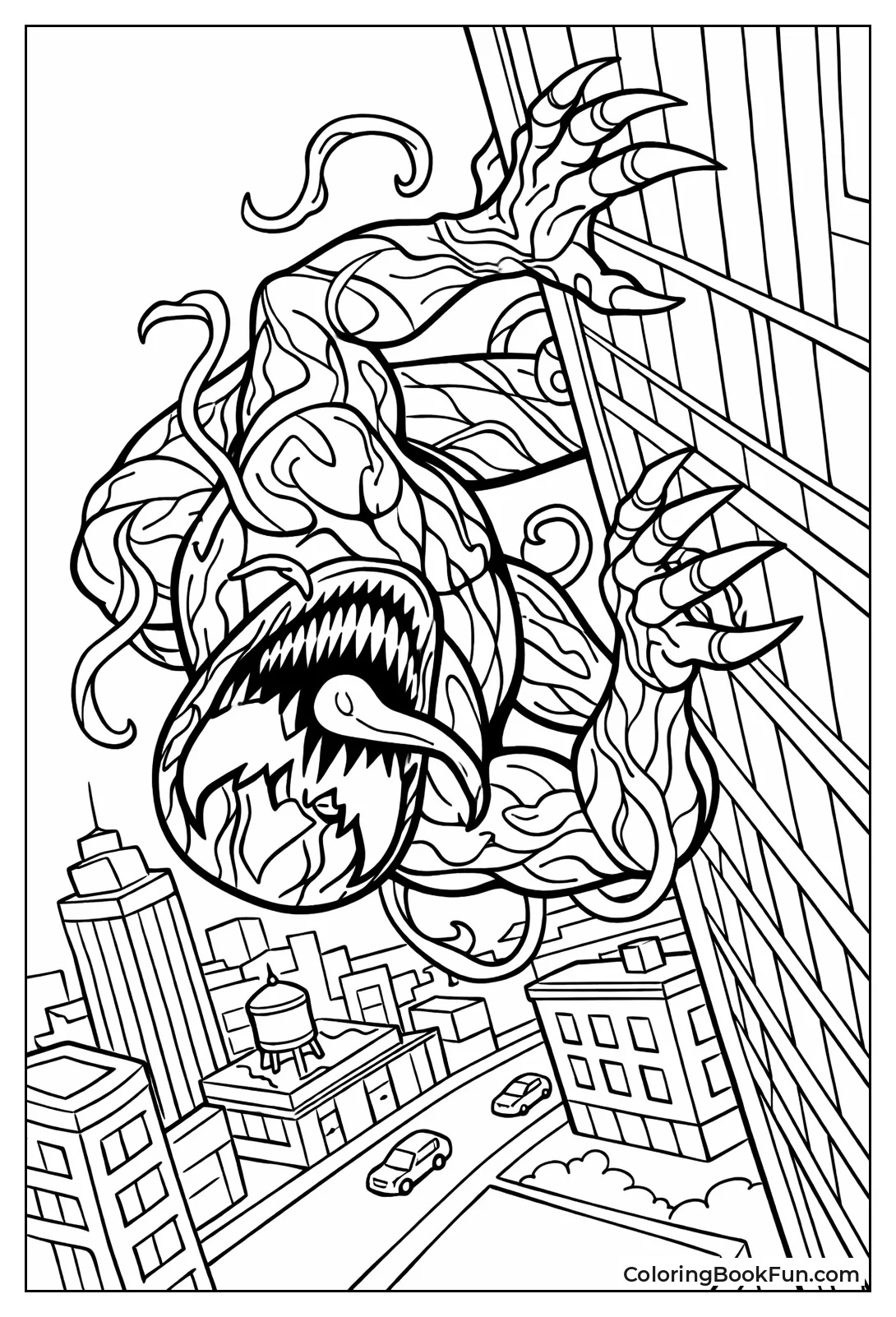 Carnage Crawls up Skyscraper