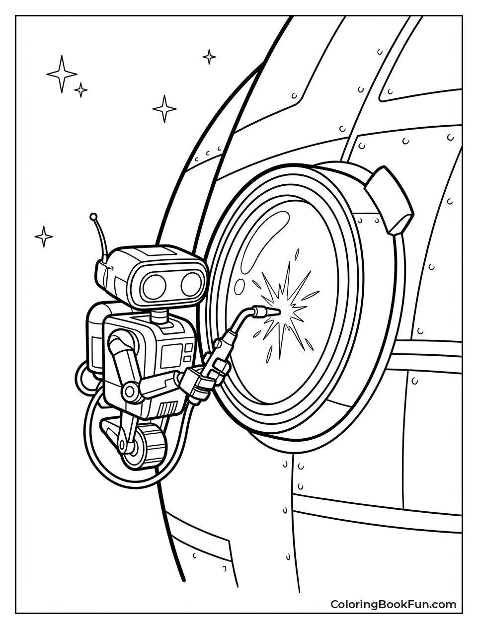 Burn-E Welds Ship Lights