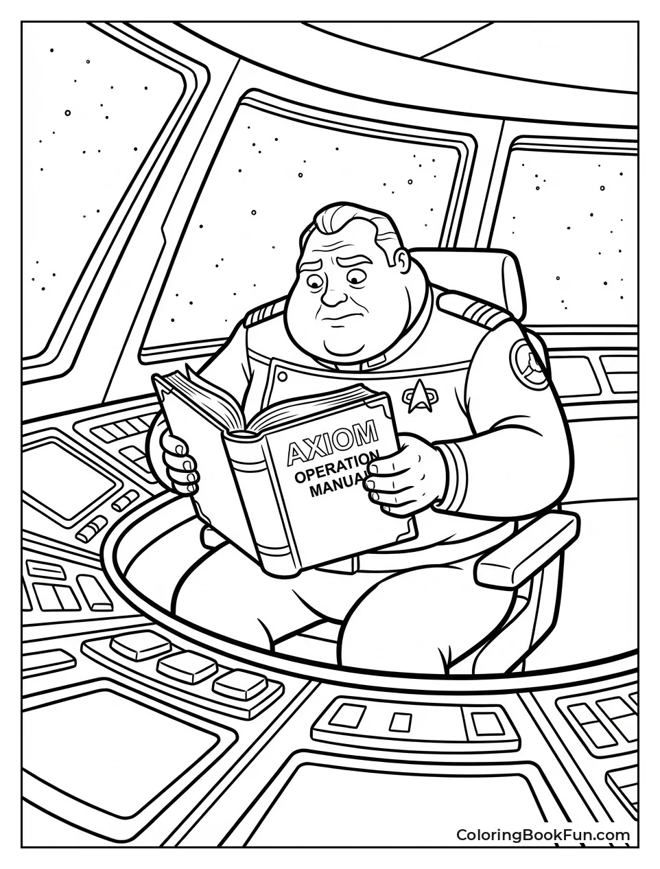 Captain Reads Directive Manual