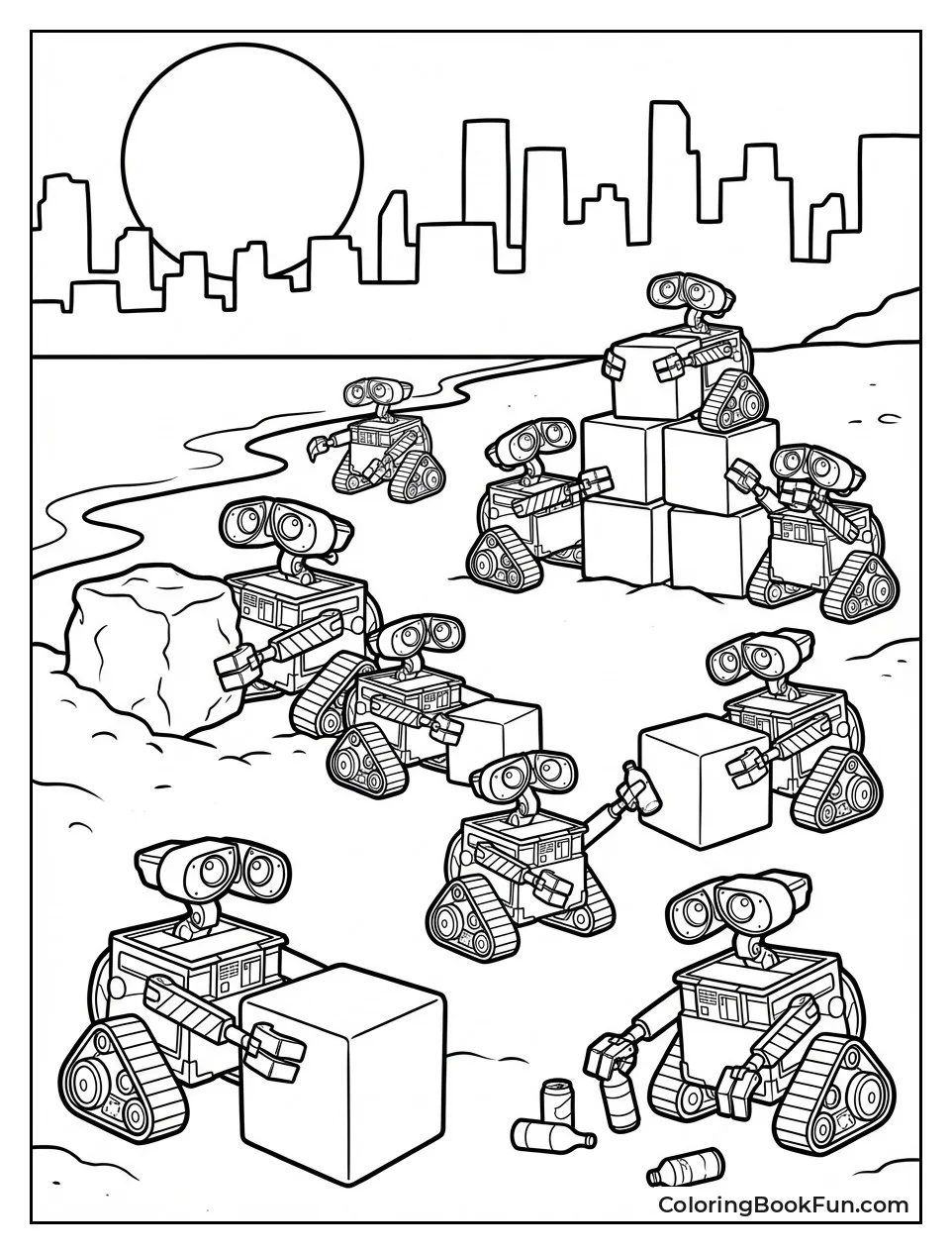 WALL-Es Clean Beach Together