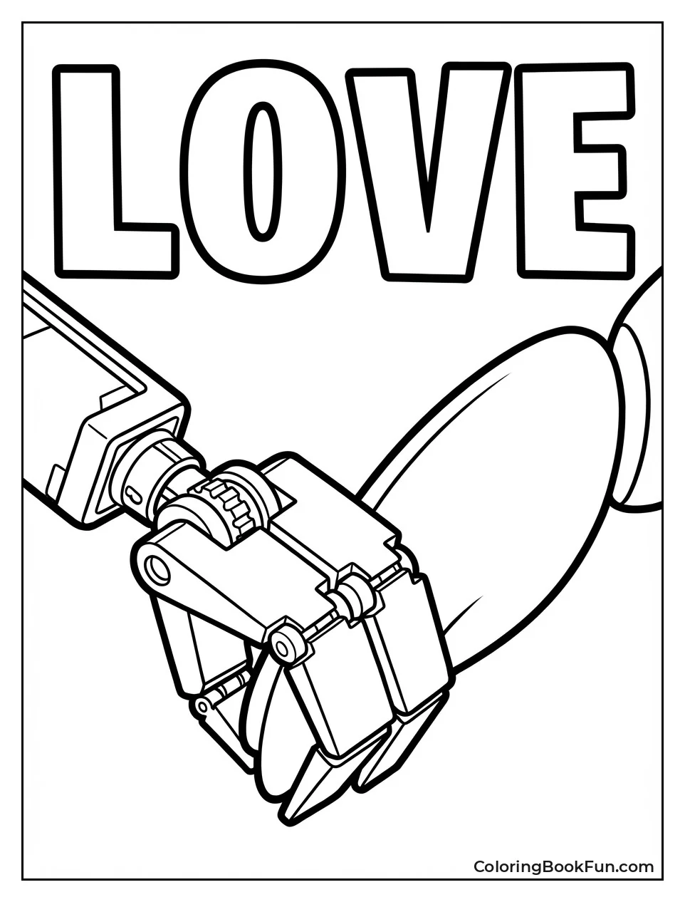 WALL-E Holds EVE's Hand