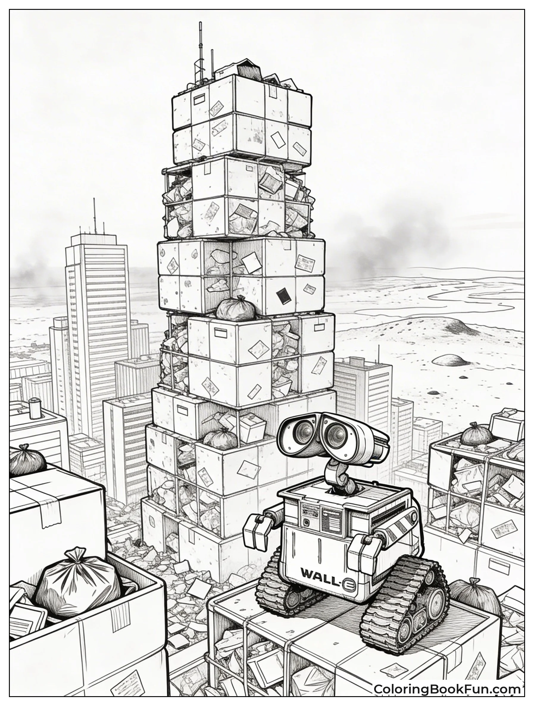 Trash Towers on Earth