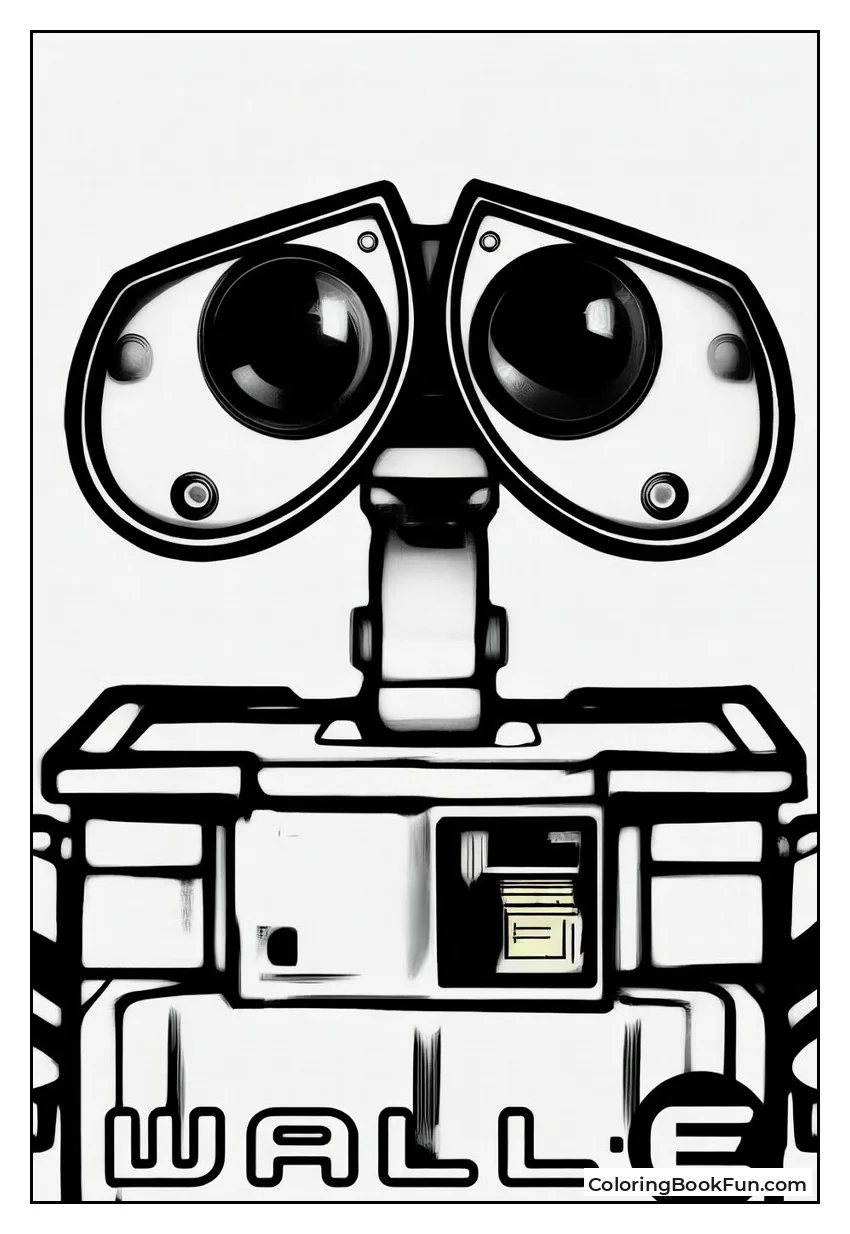 WALL-E Shows Curious Wide Eyes