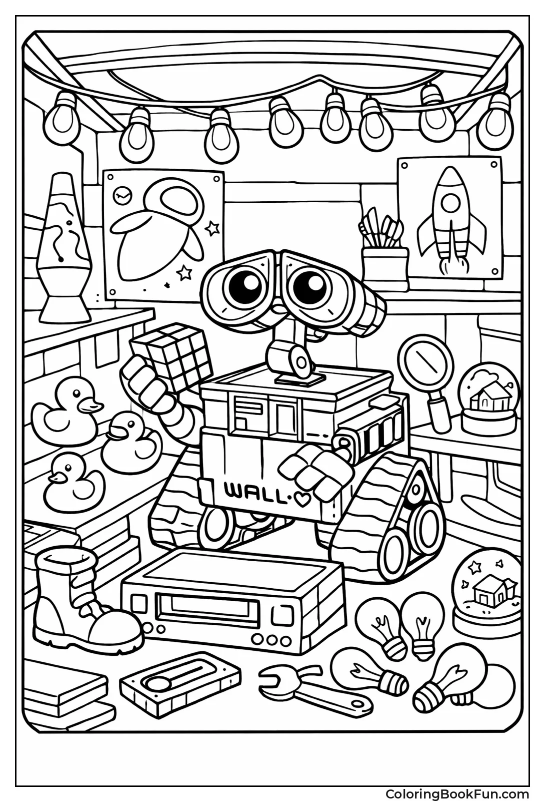 WALL-E's Cozy Truck Treasures