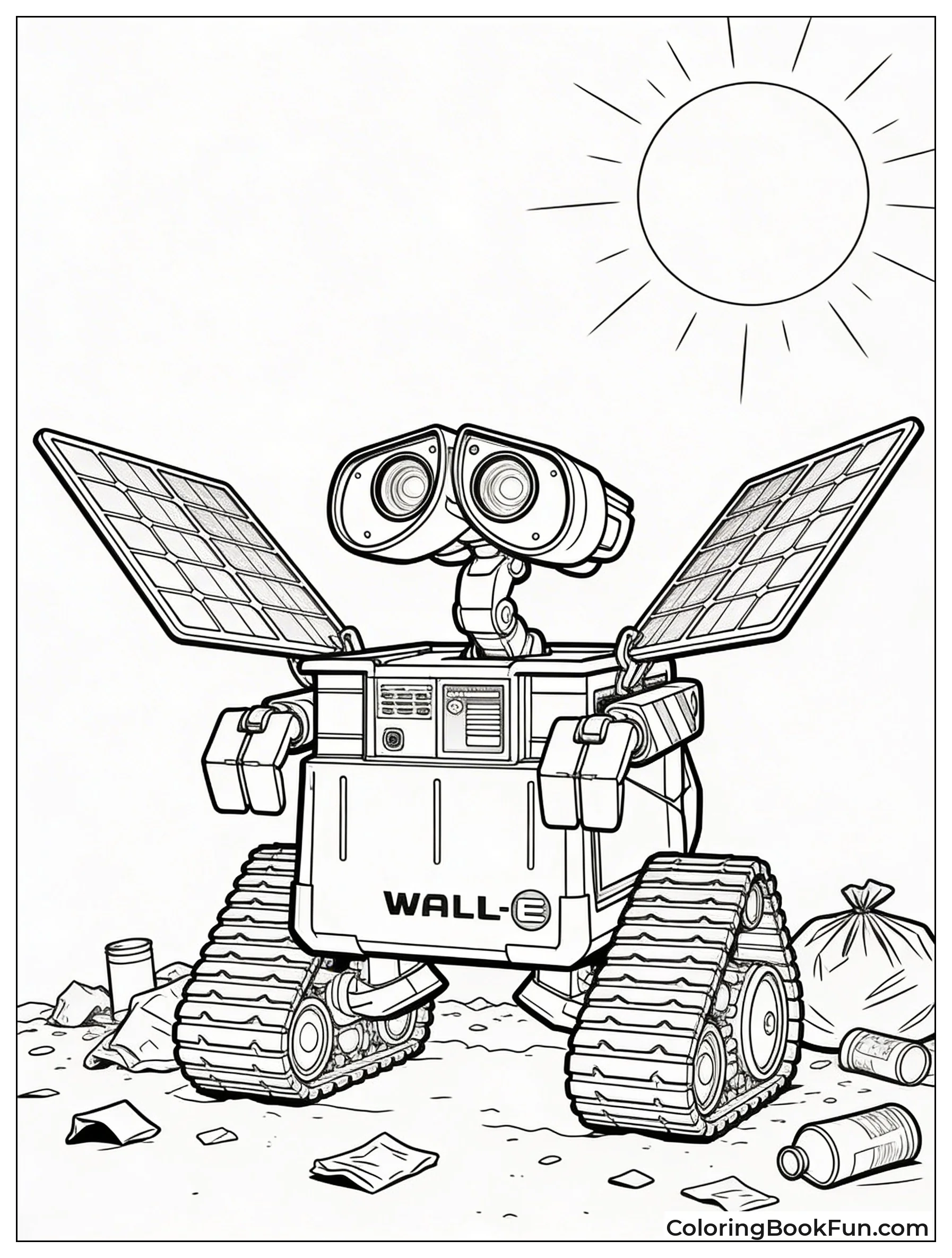 WALL-E Charges under Sun