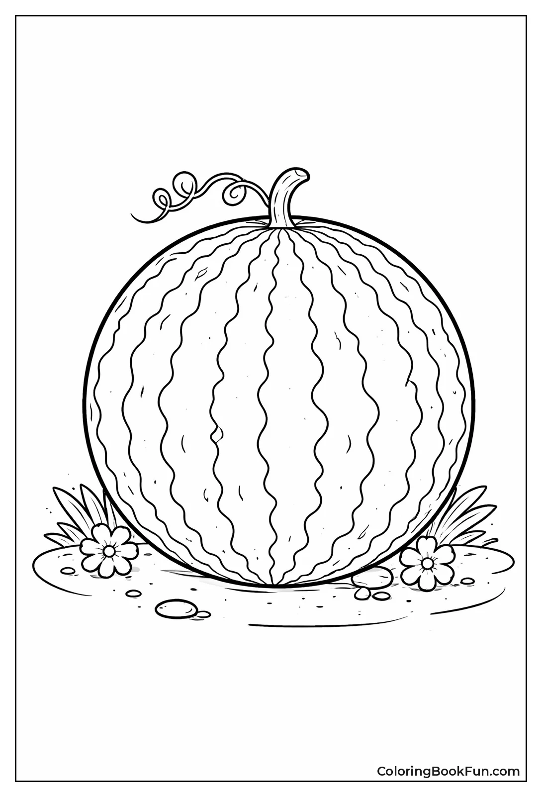 Realistic Whole Watermelon