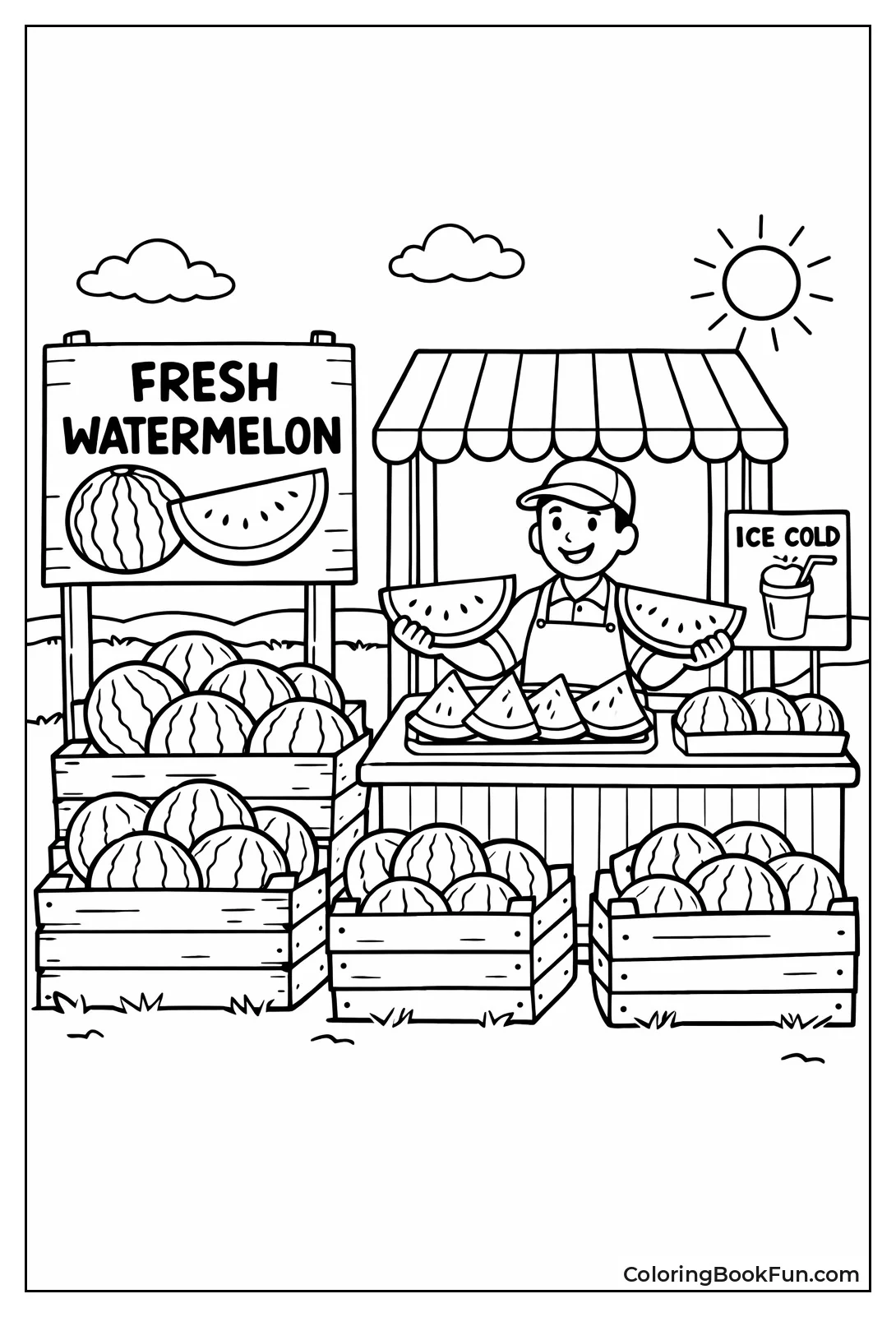 Roadside Watermelon Stand