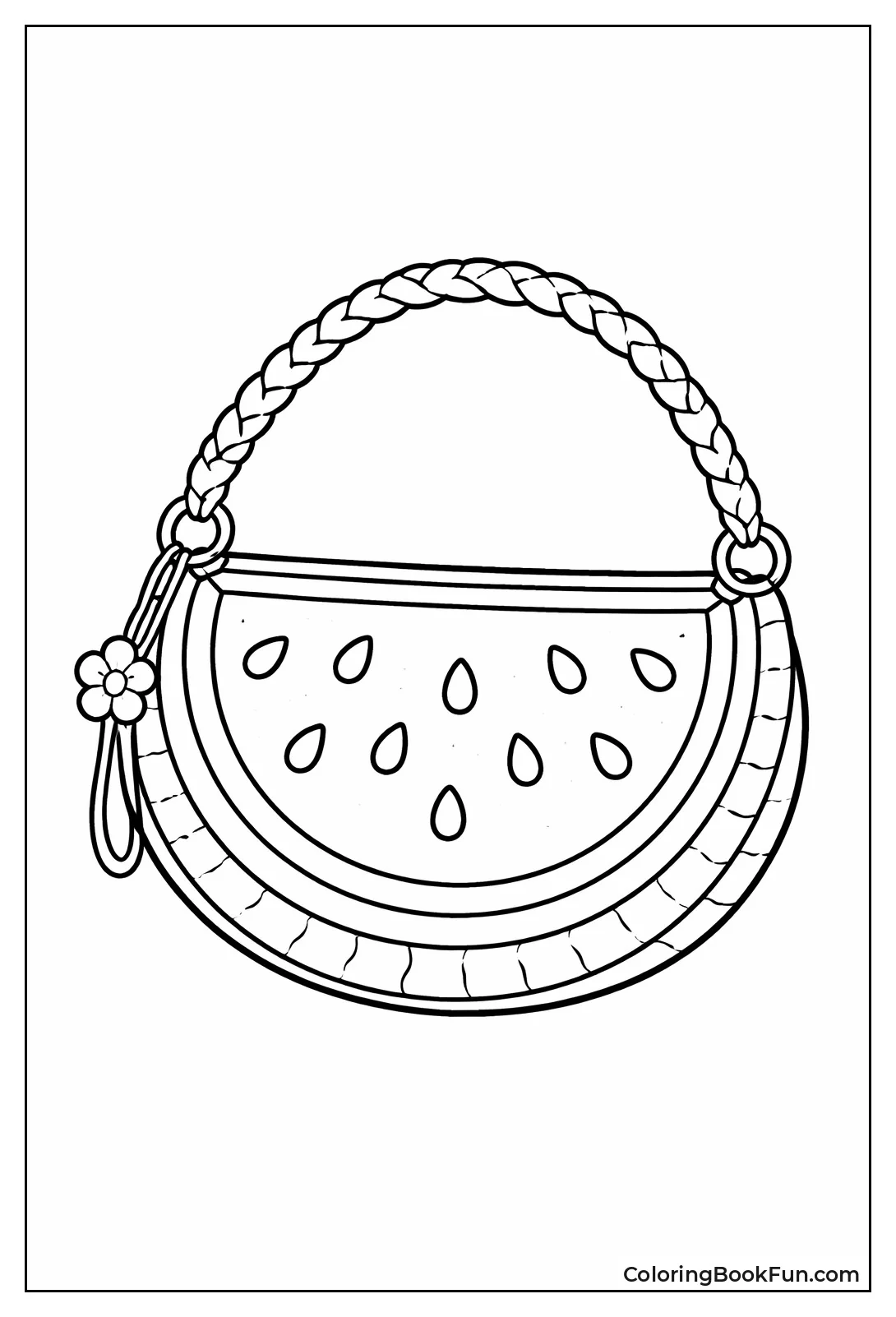 Watermelon Slice Purse