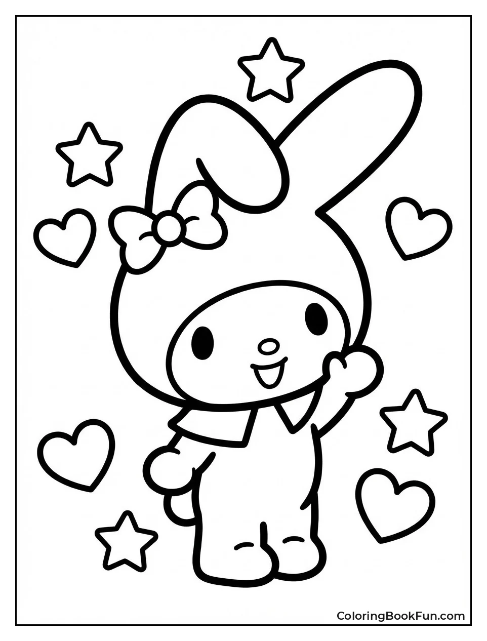 My Melody Waves Hello