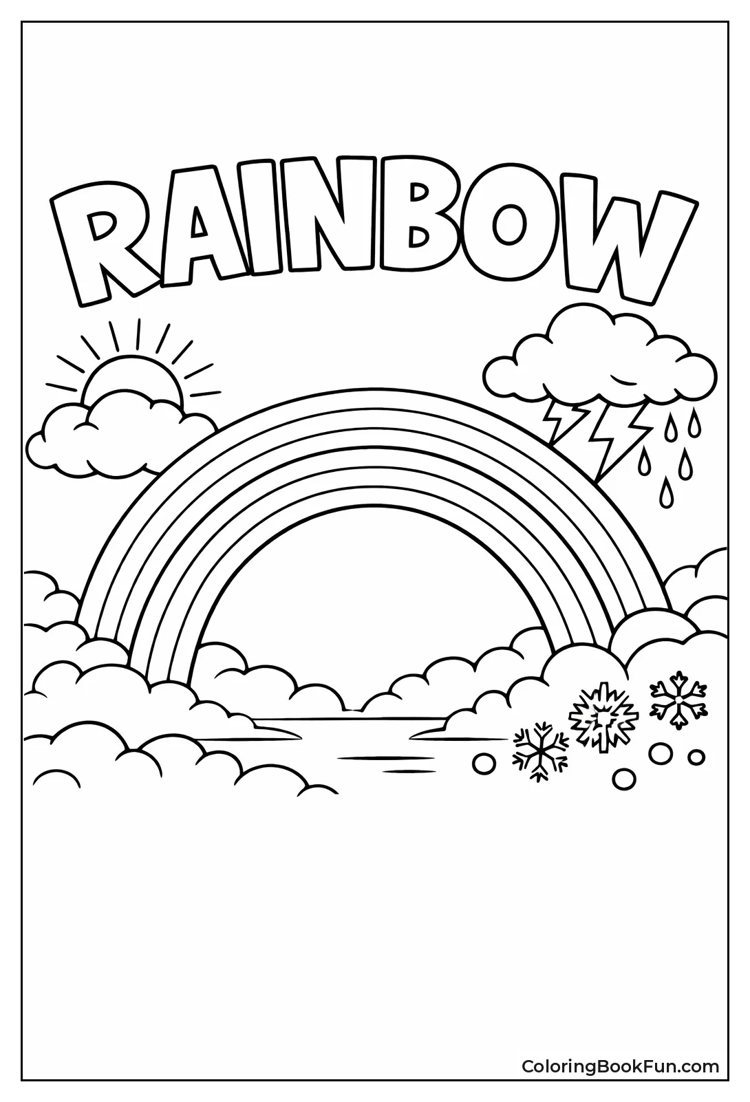 Double Rainbow in Sky