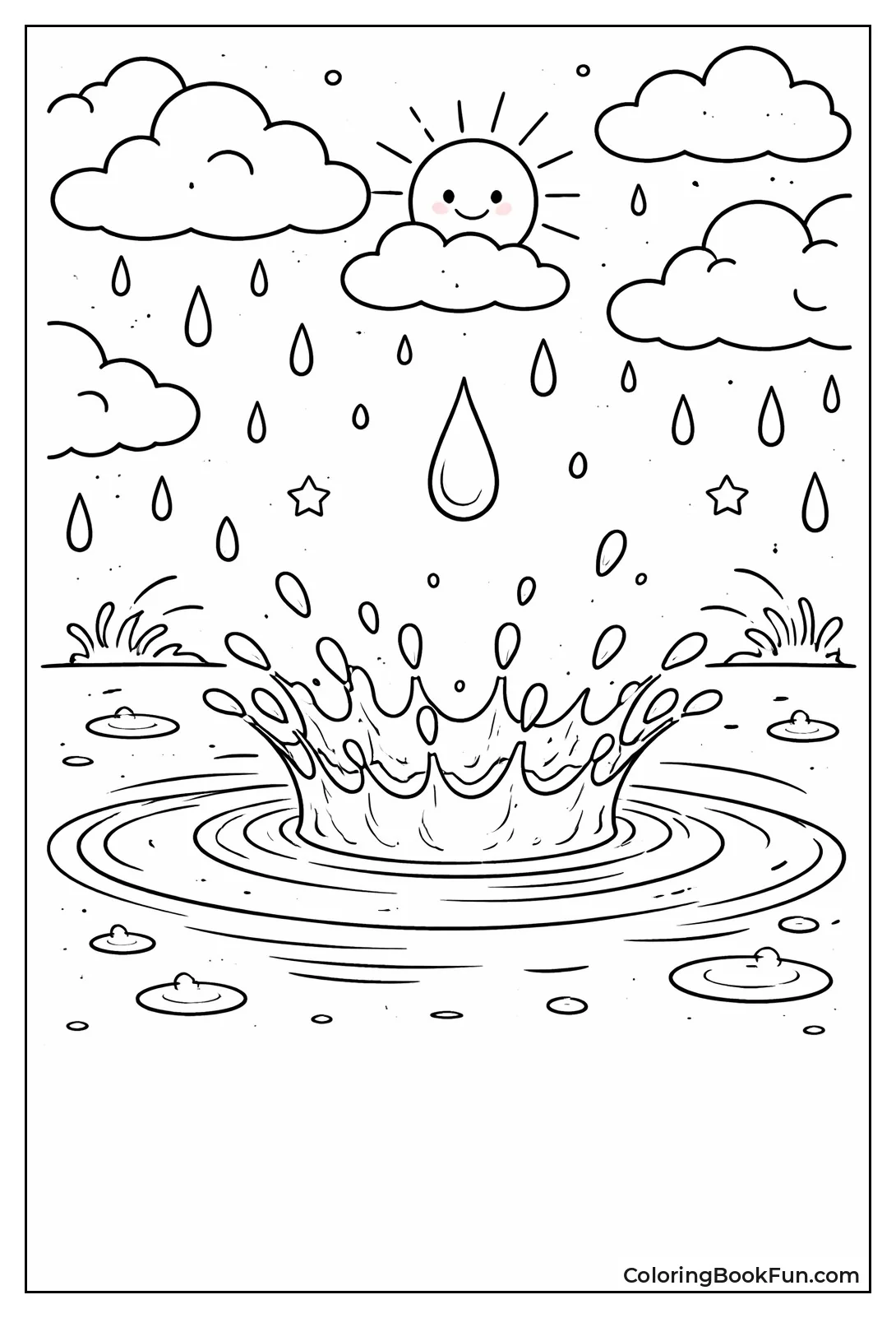 Raindrop Splash Moment