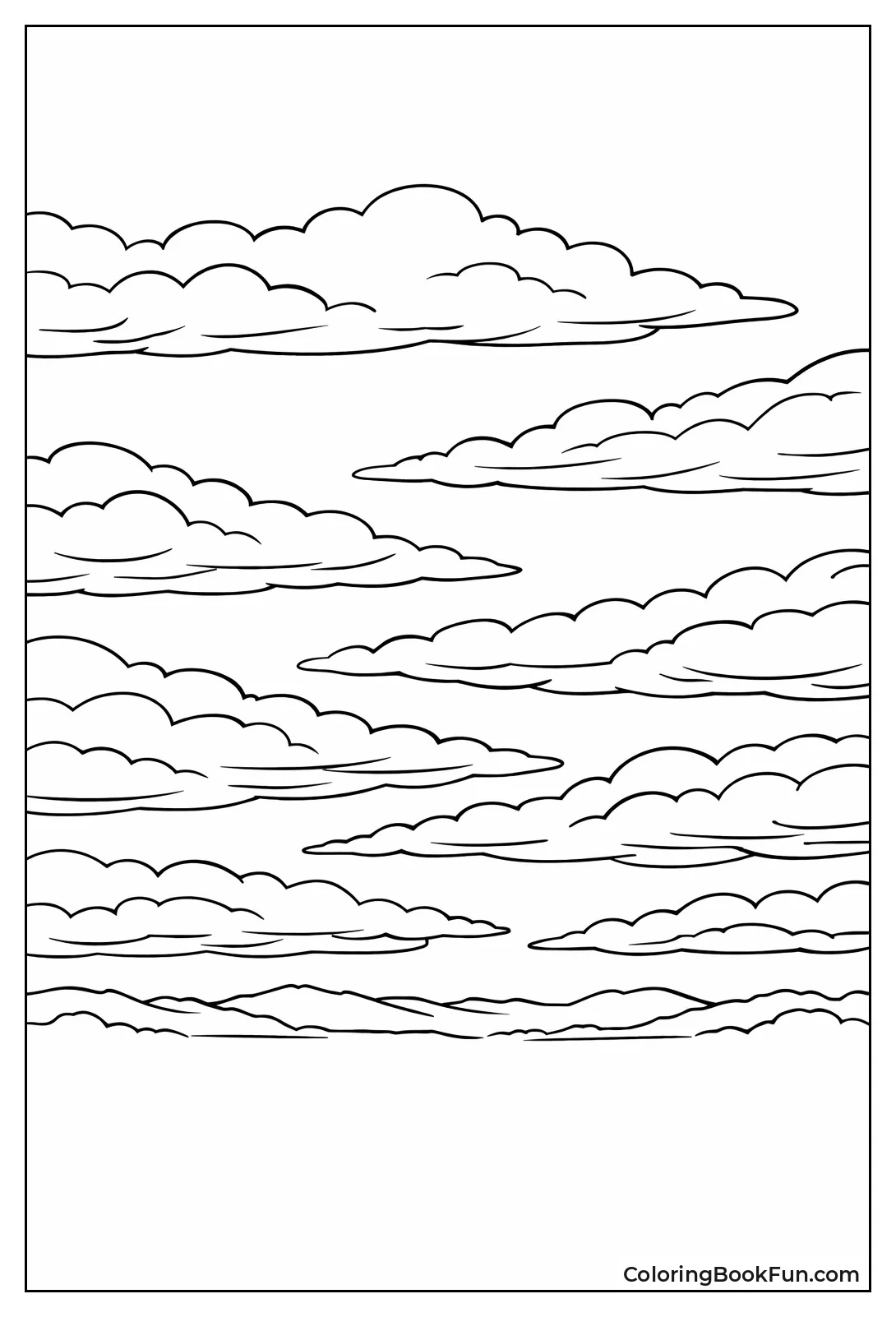 Layered Stratus Clouds