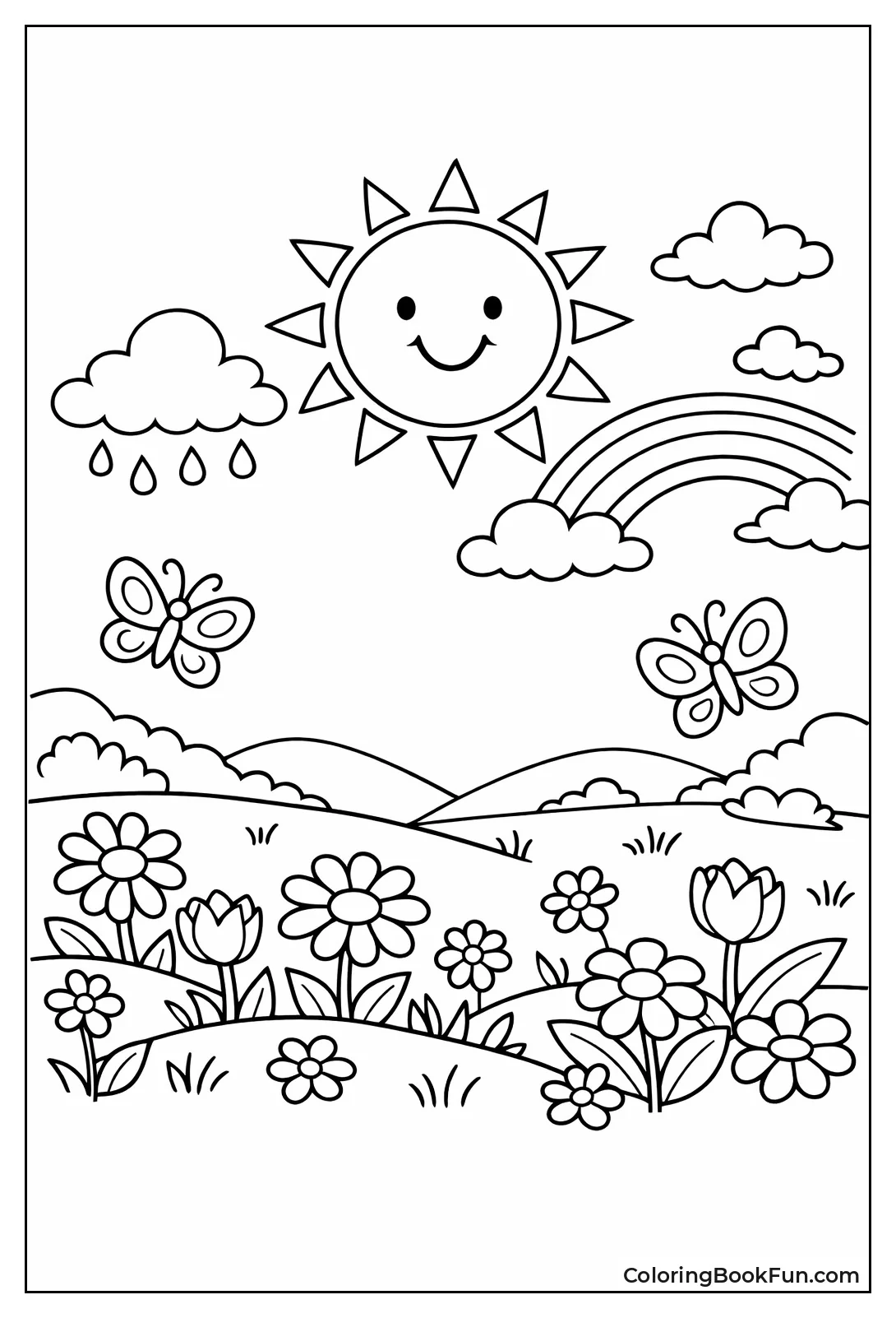 Sunny Meadow Flowers